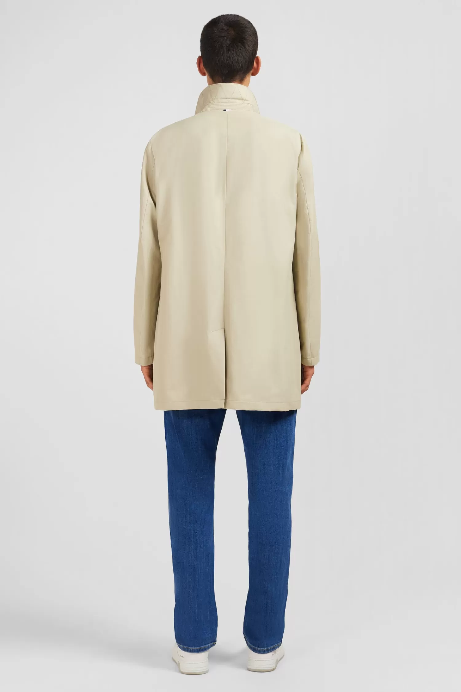 Eden Park Plain beige raincoat< Coats And Jackets