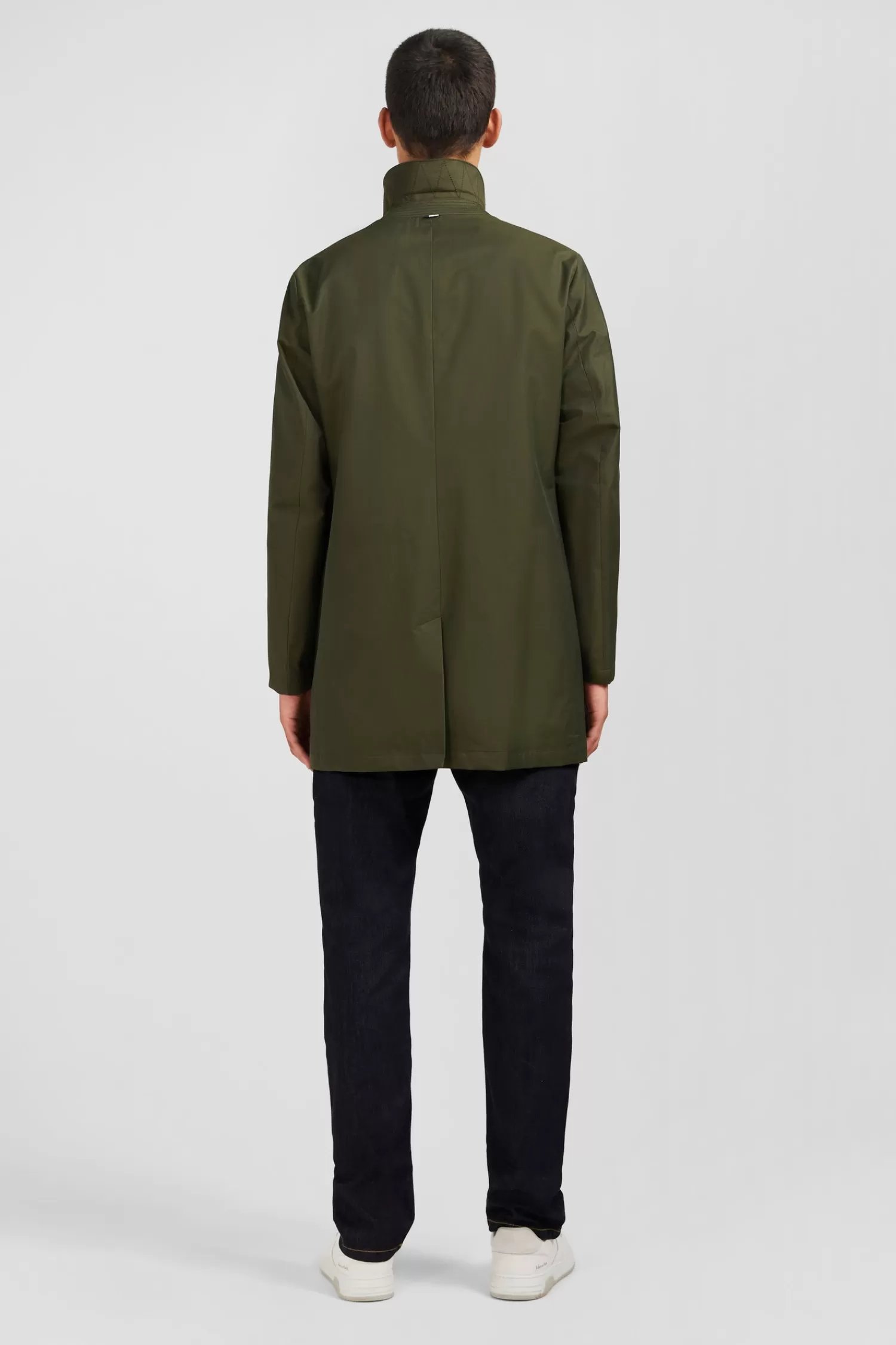 plain_khaki_raincoat_2.webp Eden Park Plain khaki raincoat< Coats And Jackets