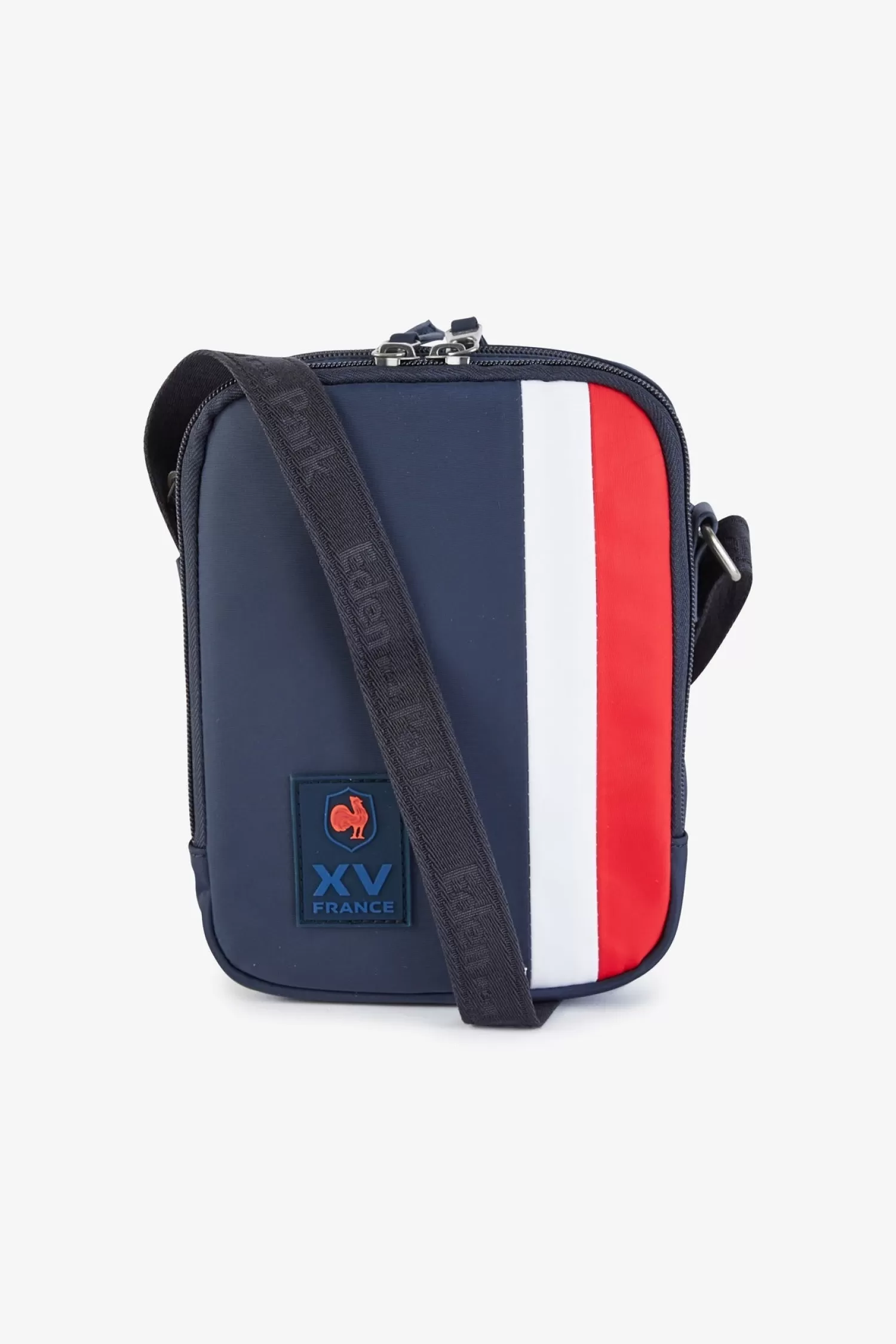 Eden Park Rectangular messenger bag with tricolour France XV< Bags