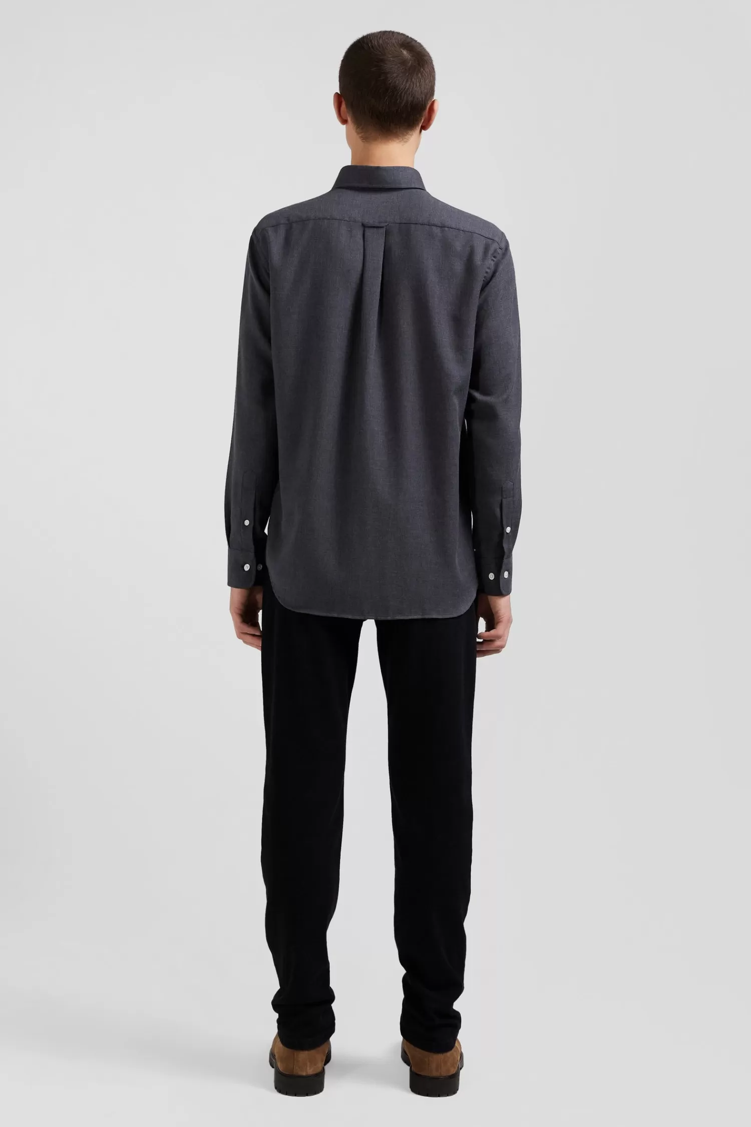 regular_anthracite_grey_cotton_and_cashmere_twill_shirt_5.webp Eden Park Regular anthracite grey cotton and cashmere twill shirt< Shirts