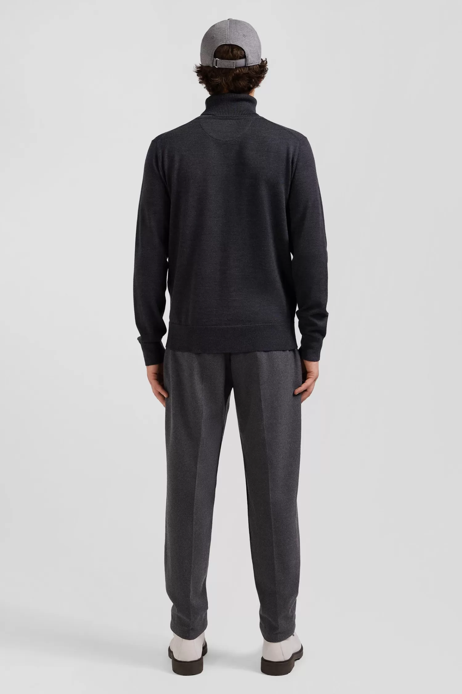 regular_anthracite_grey_merino_wool_turtleneck_jumper_5.webp Eden Park Regular anthracite grey merino wool turtleneck jumper< Sweaters