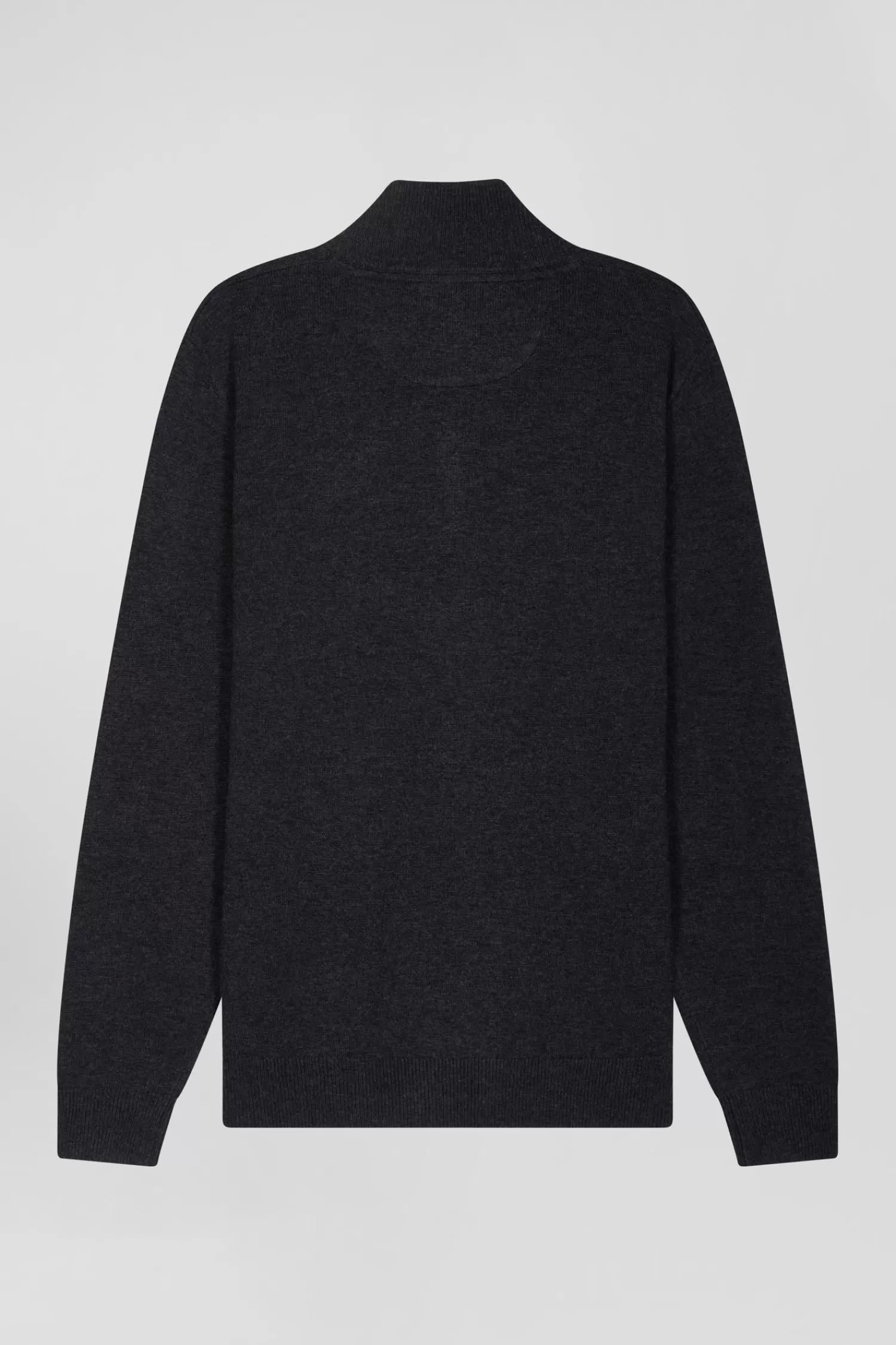 regular_anthracite_grey_semizipped_wool_and_cotton_jumper_3.webp Eden Park Regular anthracite grey semi-zipped wool and cotton jumper< Sweaters