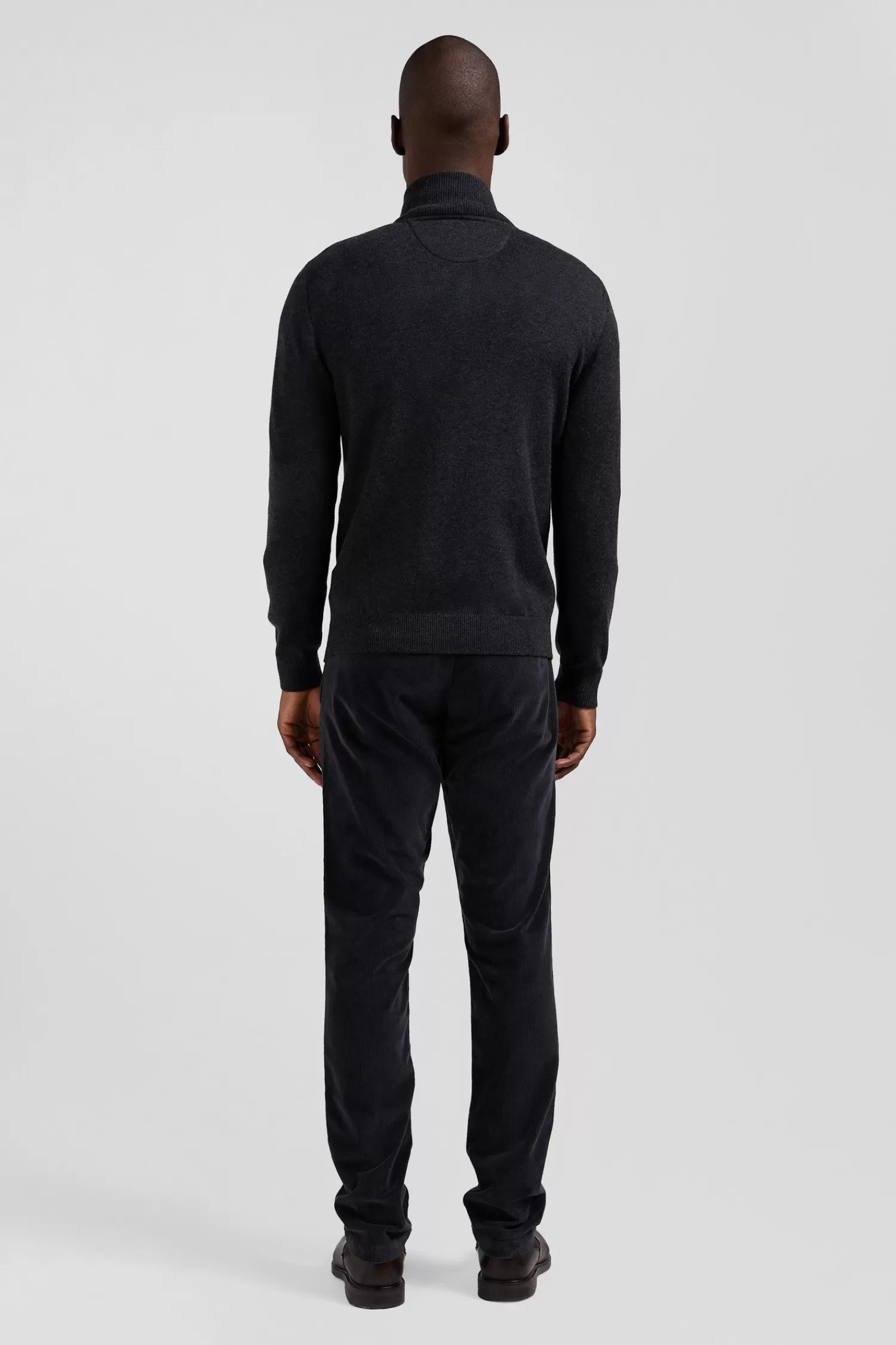 regular_anthracite_grey_semizipped_wool_and_cotton_jumper_5.webp Eden Park Regular anthracite grey semi-zipped wool and cotton jumper< Sweaters