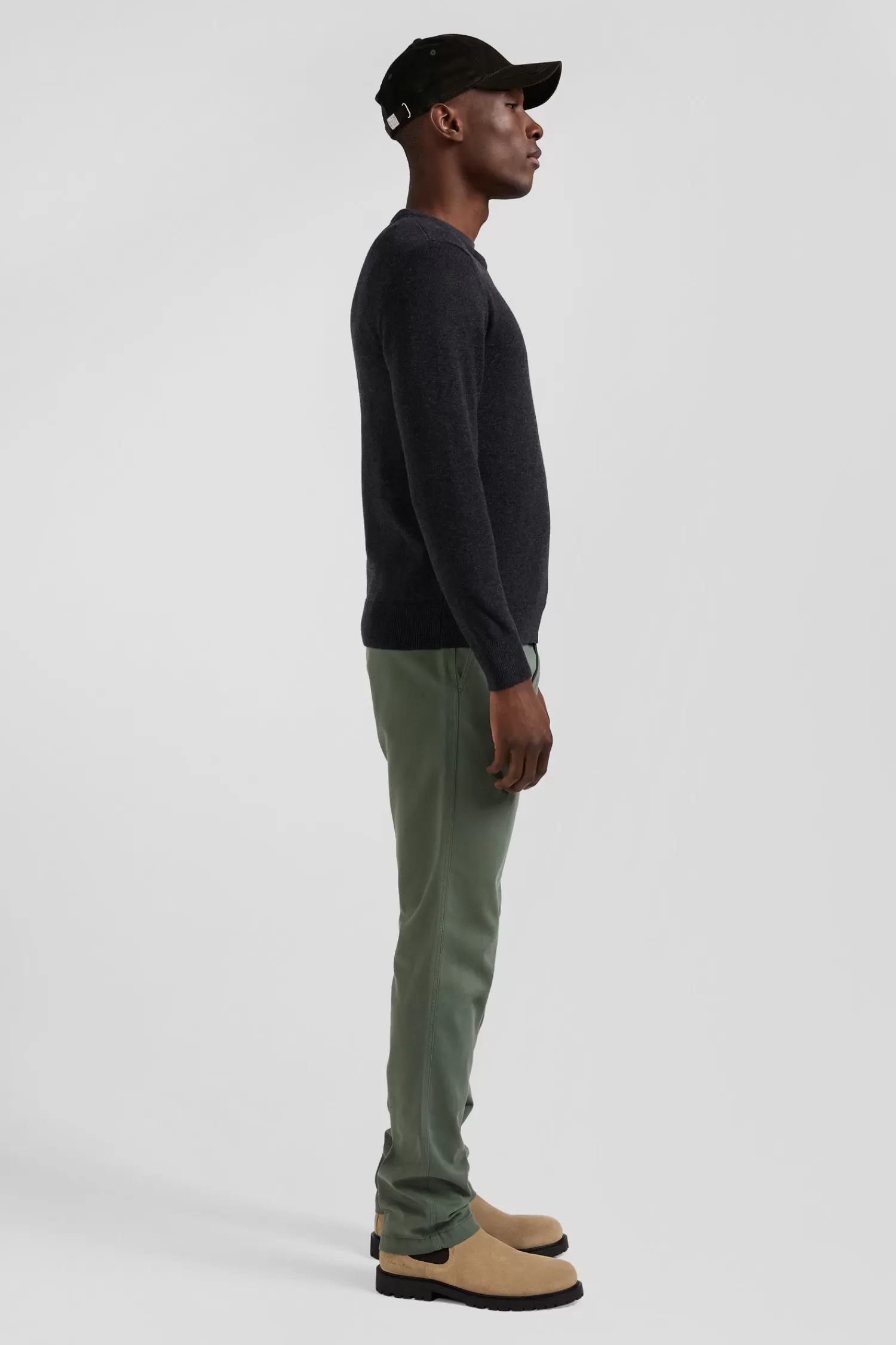 regular_anthracite_grey_wool_and_cotton_crew_neck_jumper_4.webp Eden Park Regular anthracite grey wool and cotton crew neck jumper< Sweaters