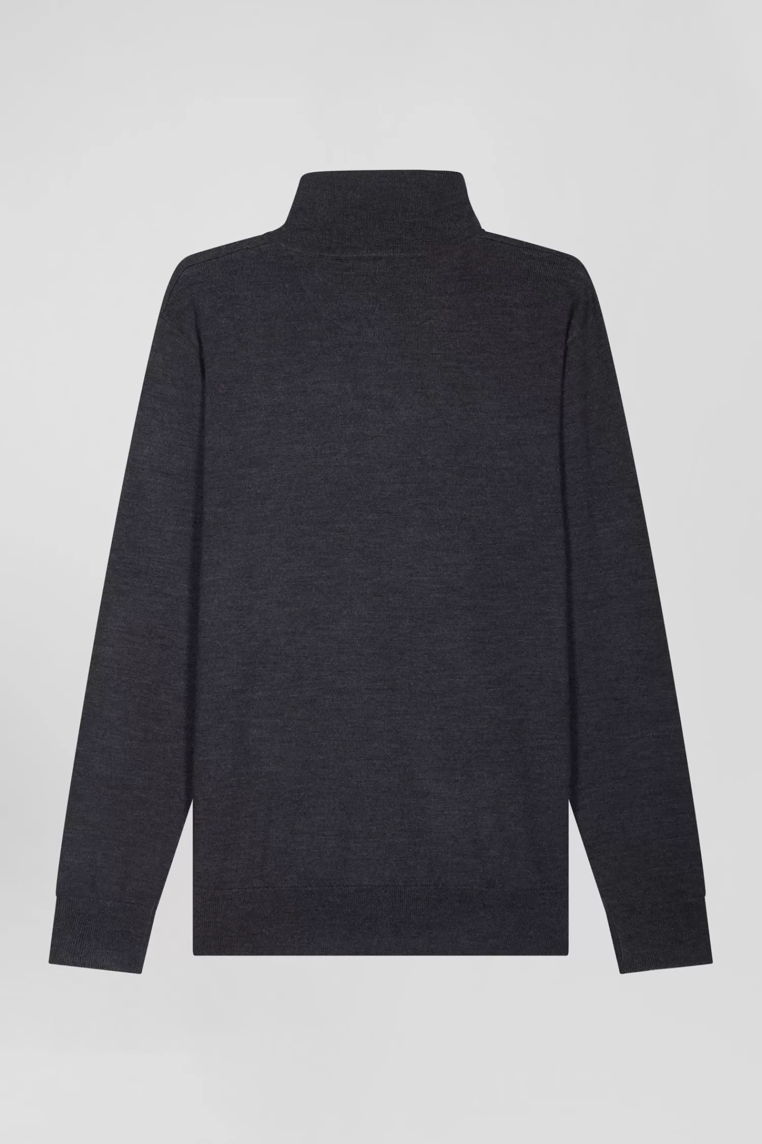 regular_anthracite_grey_wool_jumper_with_rugby_shirt_collar_3.webp Eden Park Regular anthracite grey wool jumper with rugby shirt collar< Sweaters