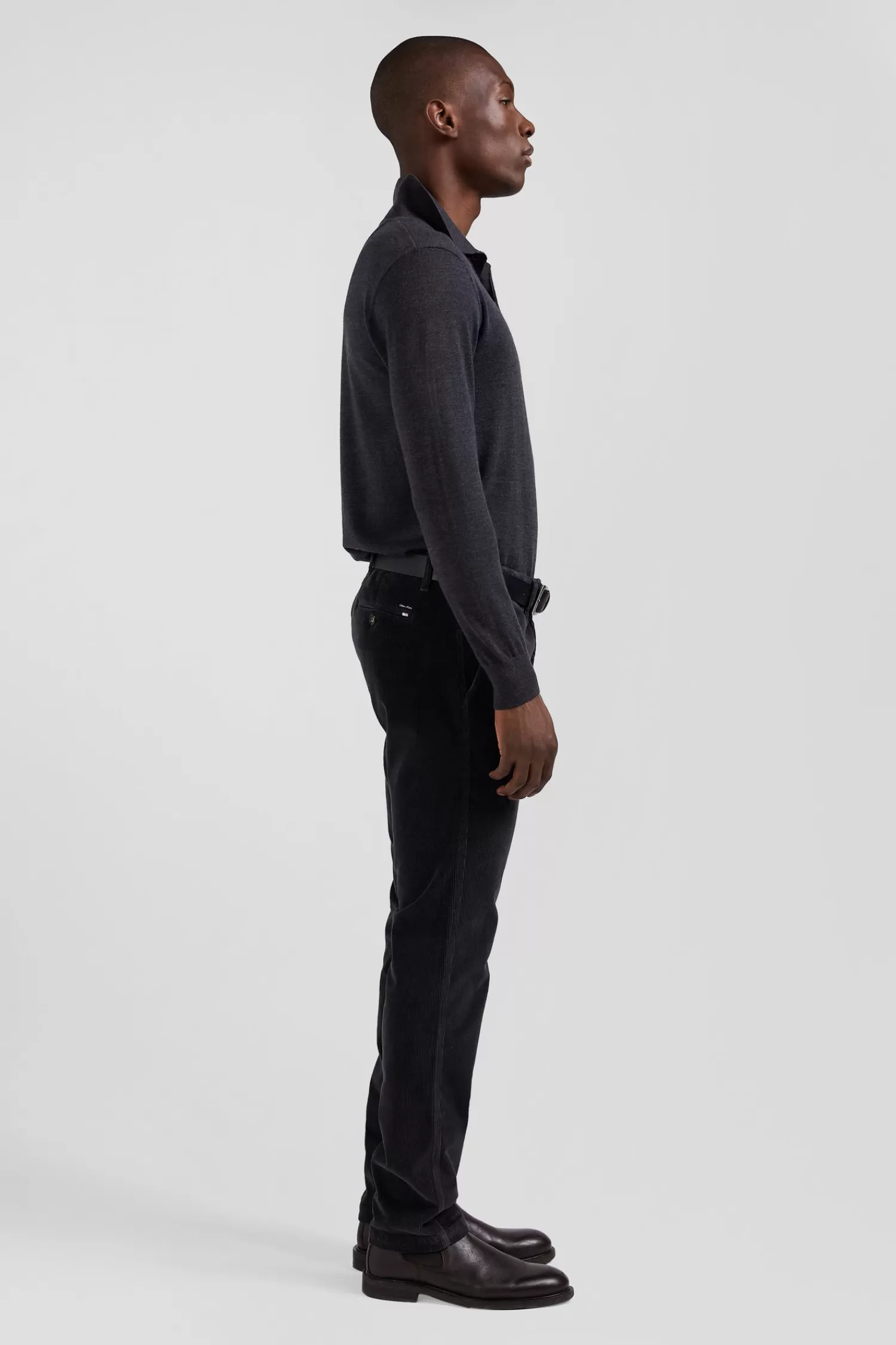 regular_anthracite_grey_wool_jumper_with_rugby_shirt_collar_4.webp Eden Park Regular anthracite grey wool jumper with rugby shirt collar< Sweaters