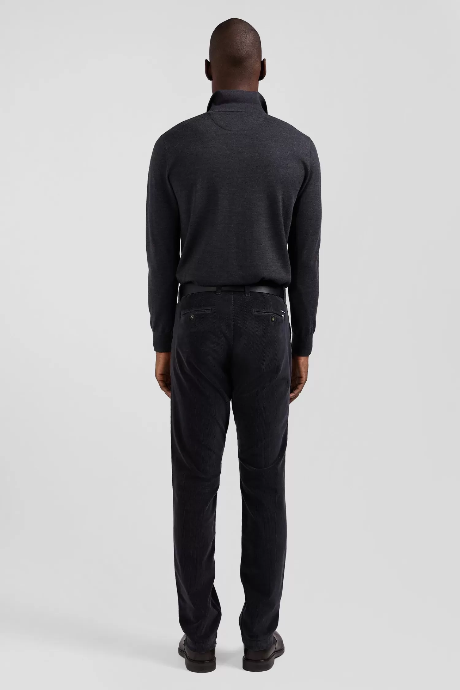 regular_anthracite_grey_wool_jumper_with_rugby_shirt_collar_5.webp Eden Park Regular anthracite grey wool jumper with rugby shirt collar< Sweaters