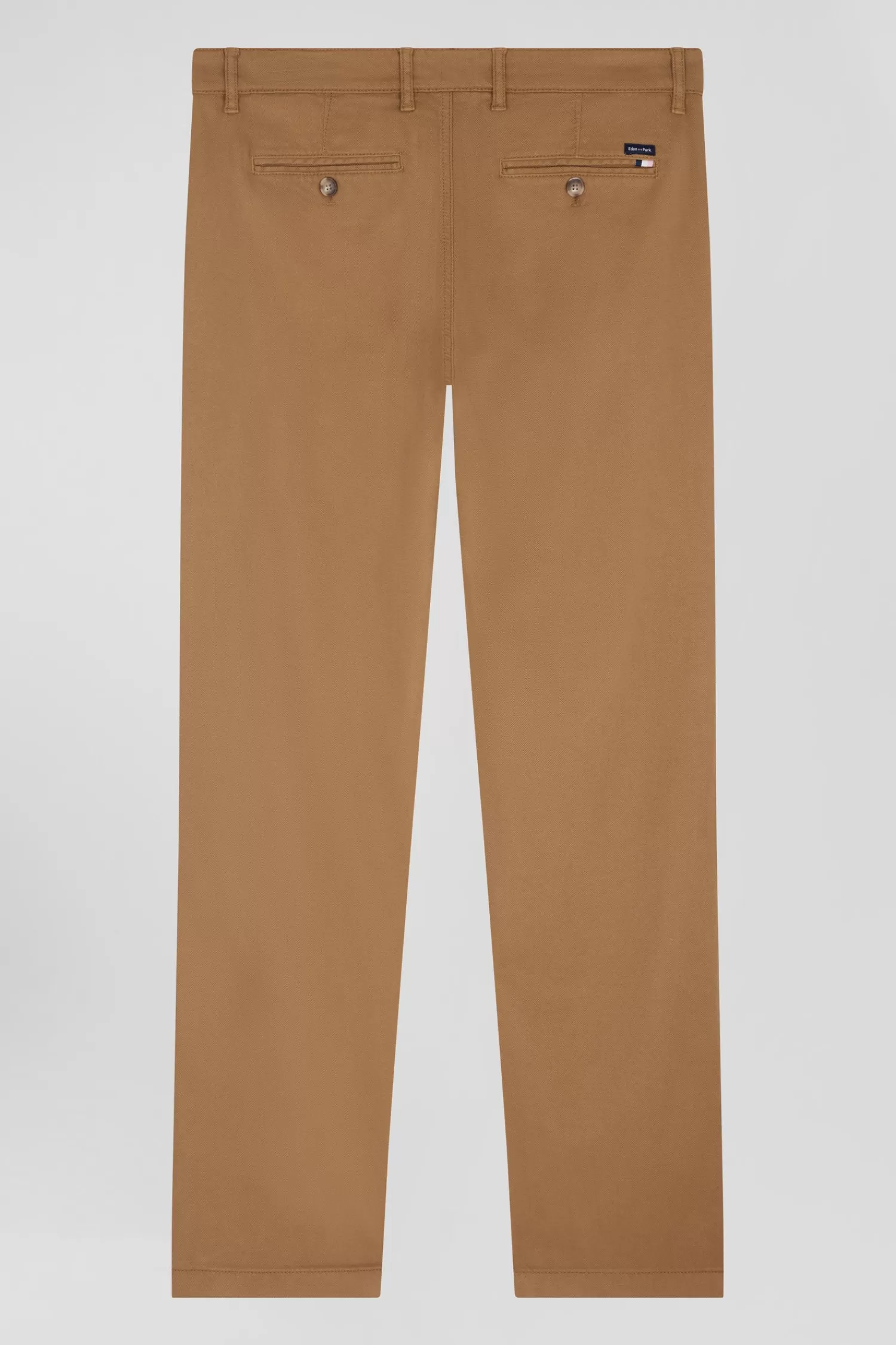 regular_beige_stretch_cotton_piqu_and_modal_chino_trousers_3.webp Eden Park Regular beige stretch cotton piqué and modal chino trousers< Pants