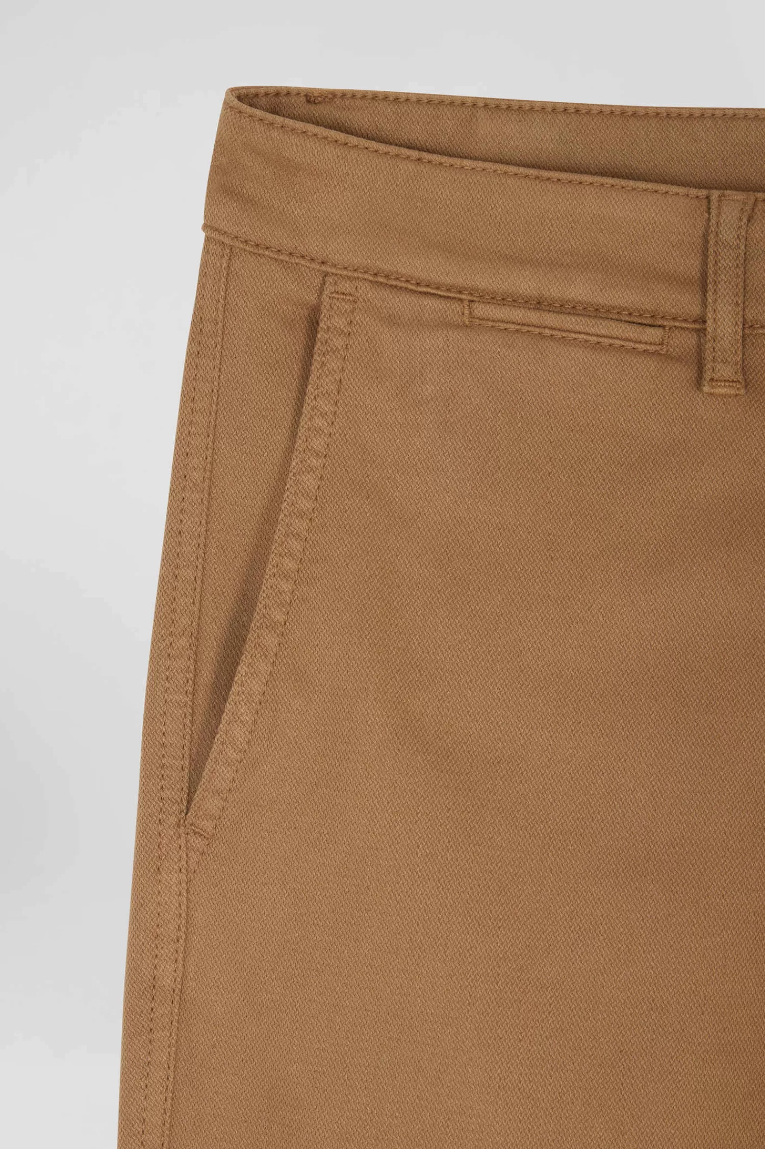 regular_beige_stretch_cotton_piqu_and_modal_chino_trousers_7.webp Eden Park Regular beige stretch cotton piqué and modal chino trousers< Pants