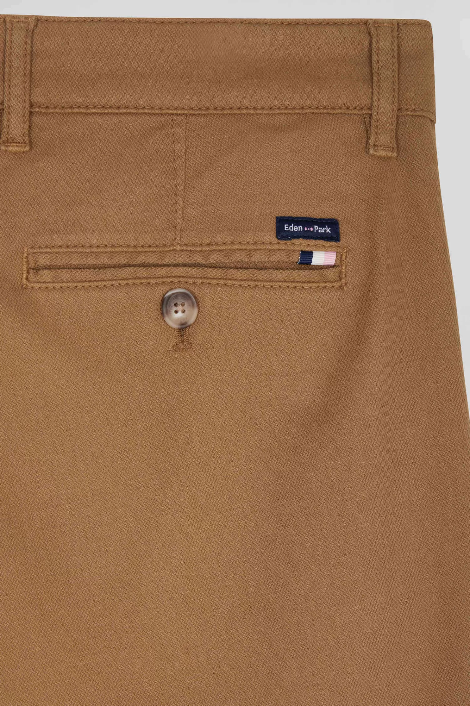 regular_beige_stretch_cotton_piqu_and_modal_chino_trousers_8.webp Eden Park Regular beige stretch cotton piqué and modal chino trousers< Pants