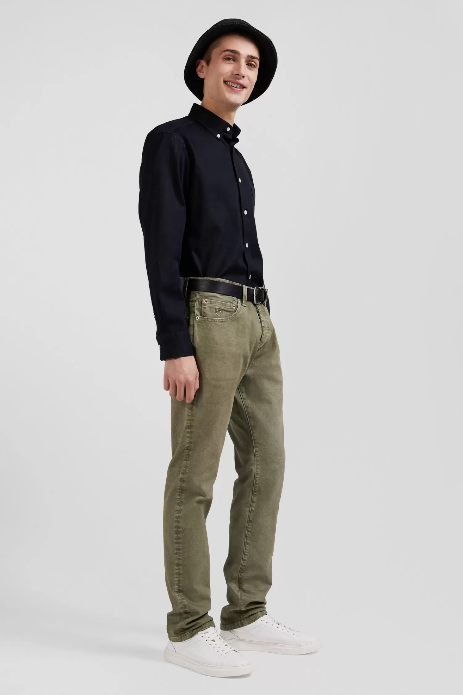 regular_beige_stretch_cotton_pocket_trousers_2.webp Eden Park Regular beige stretch cotton 5-pocket trousers< Pants