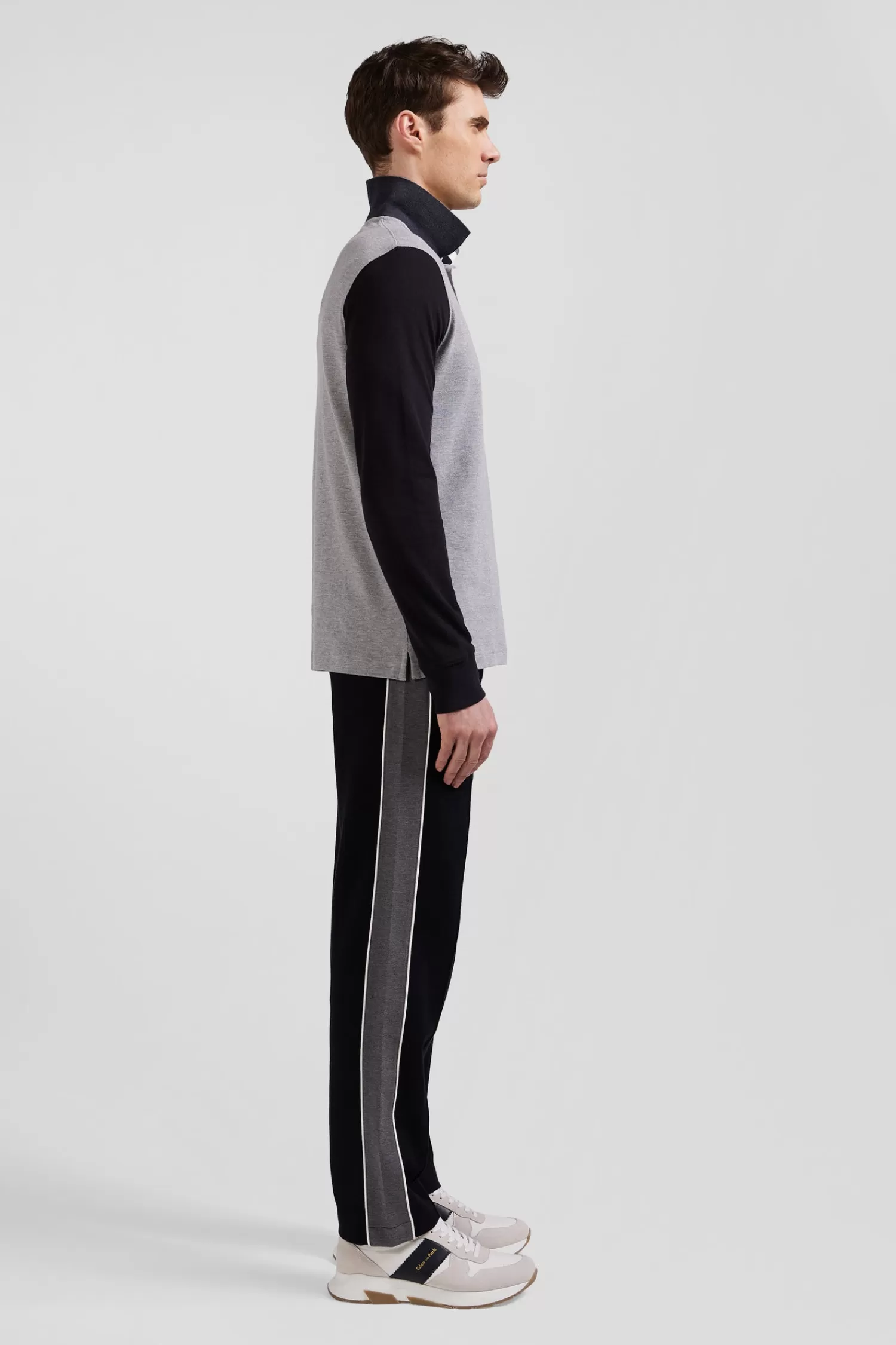 regular_black_bicolor_longsleeved_cotton_piqu_polo_shirt_with_jacquard_collar_4.webp Eden Park Regular black bicolor long-sleeved cotton piqué polo shirt with jacquard collar< Polos