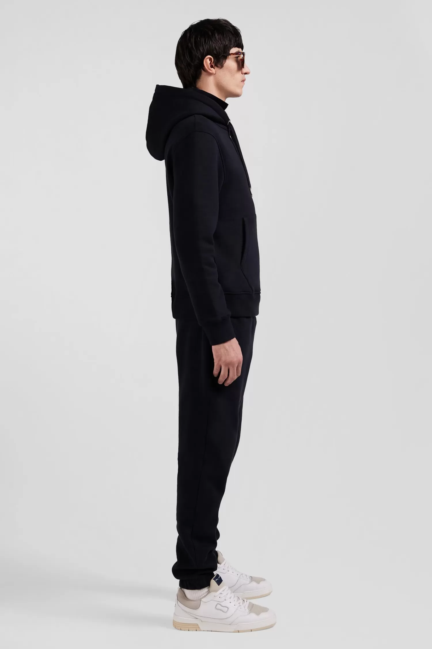 regular_black_brushed_cotton_fleece_hoodie_4.webp Eden Park Regular black brushed cotton fleece hoodie< Sweatshirts