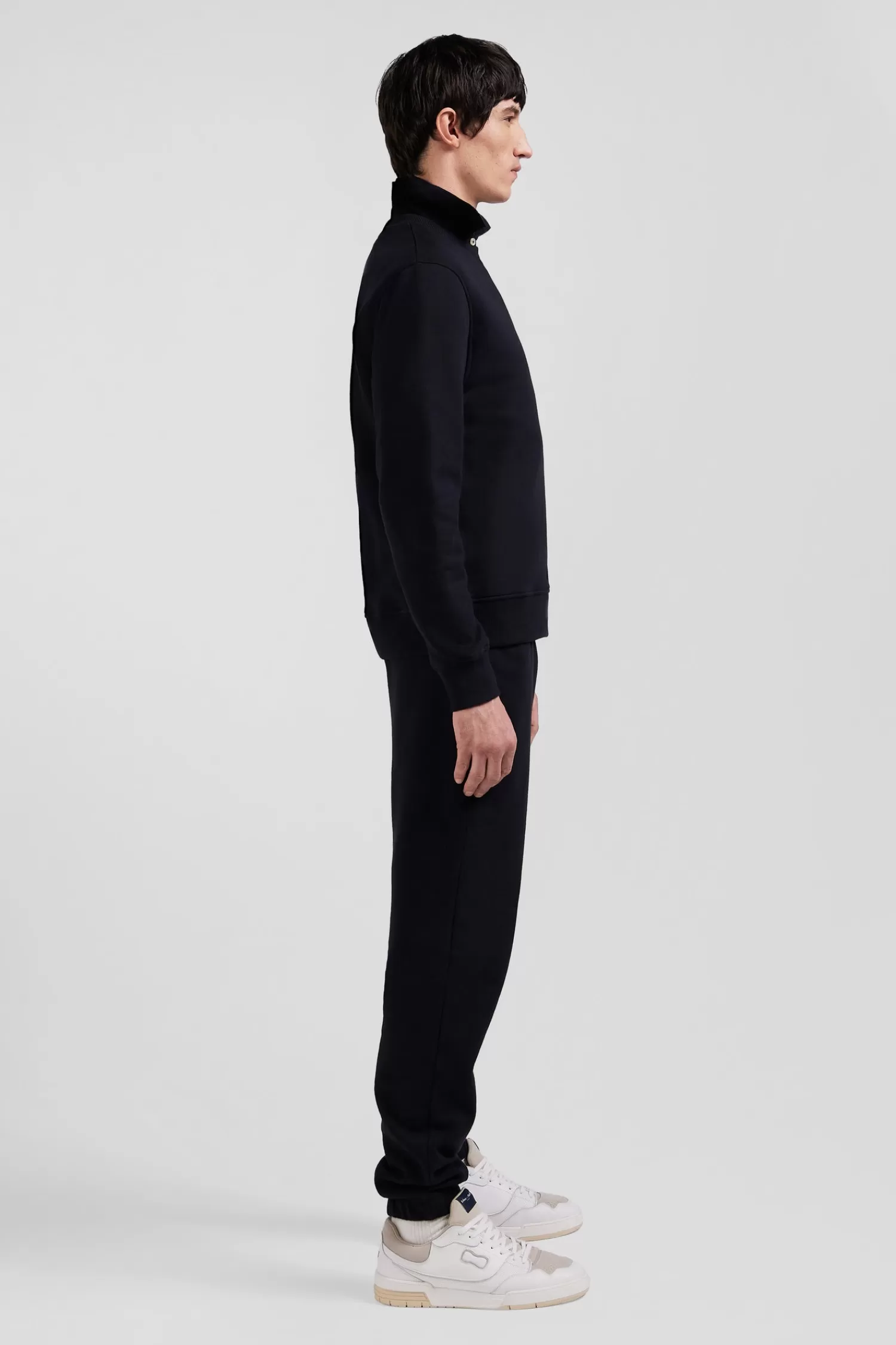 regular_black_brushed_cotton_fleece_sweatshirt_4.webp Eden Park Regular black brushed cotton fleece sweatshirt< Sweatshirts