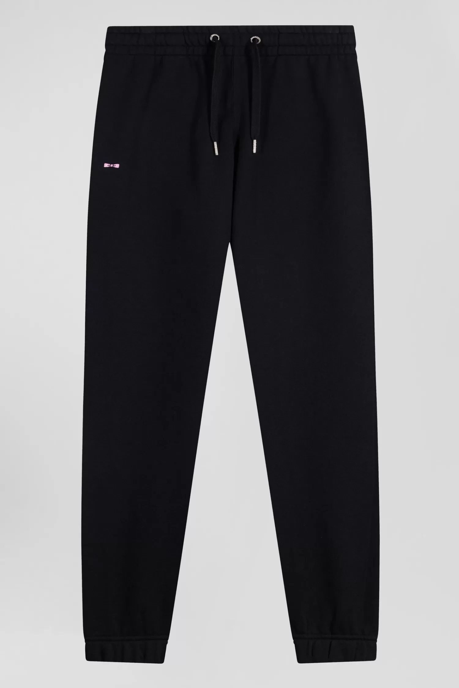 Eden Park Regular black brushed fleece jogging bottoms< Pants