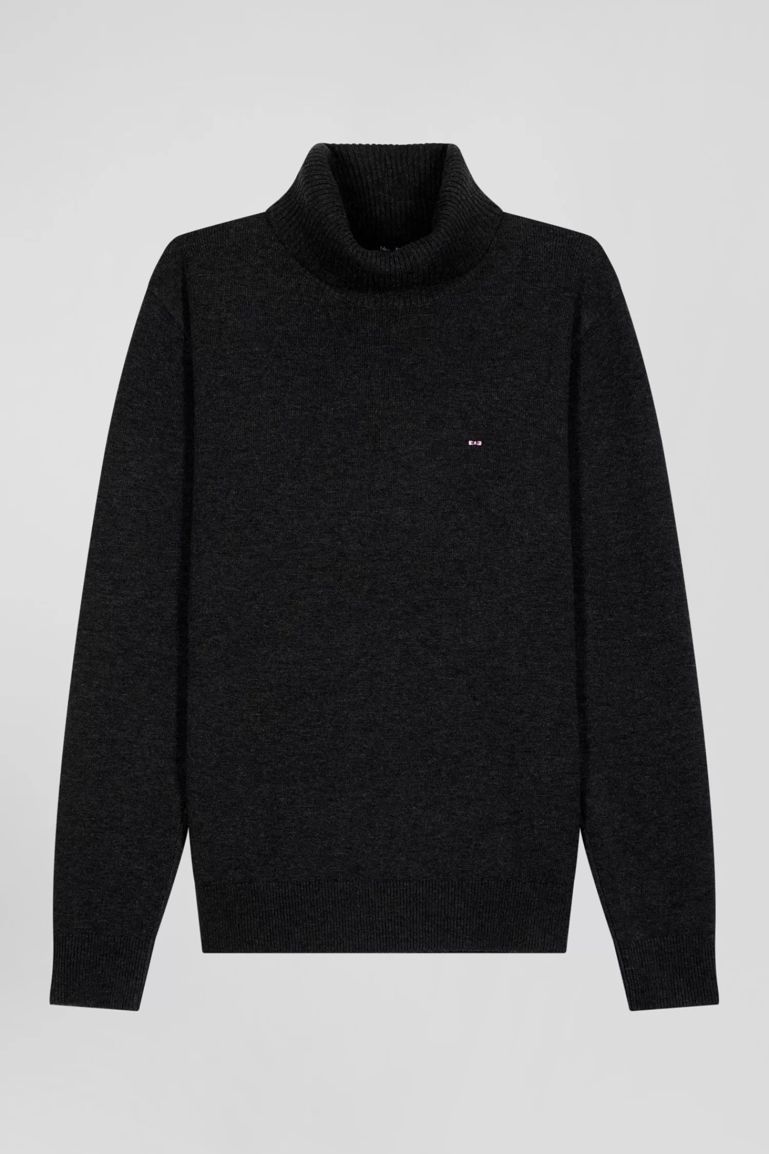 Eden Park Regular black merino wool turtleneck jumper< Sweaters