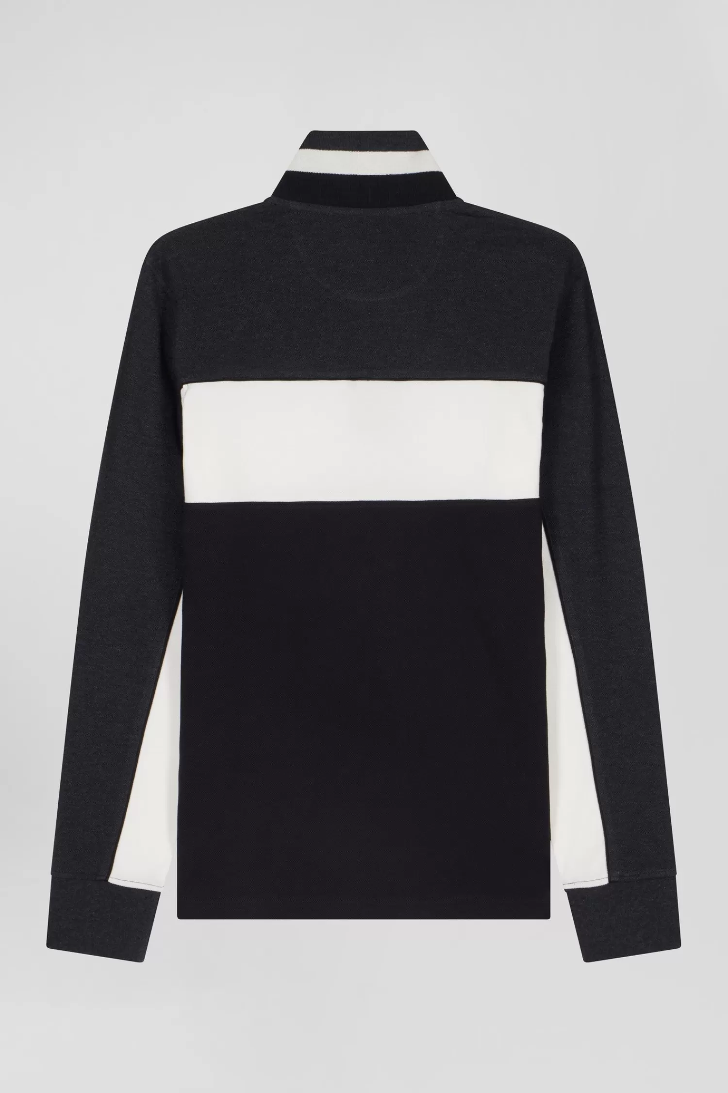 regular_black_tricolor_longsleeved_cotton_piqu_polo_shirt_3.webp Eden Park Regular black tricolor long-sleeved cotton piqué polo shirt< Polos