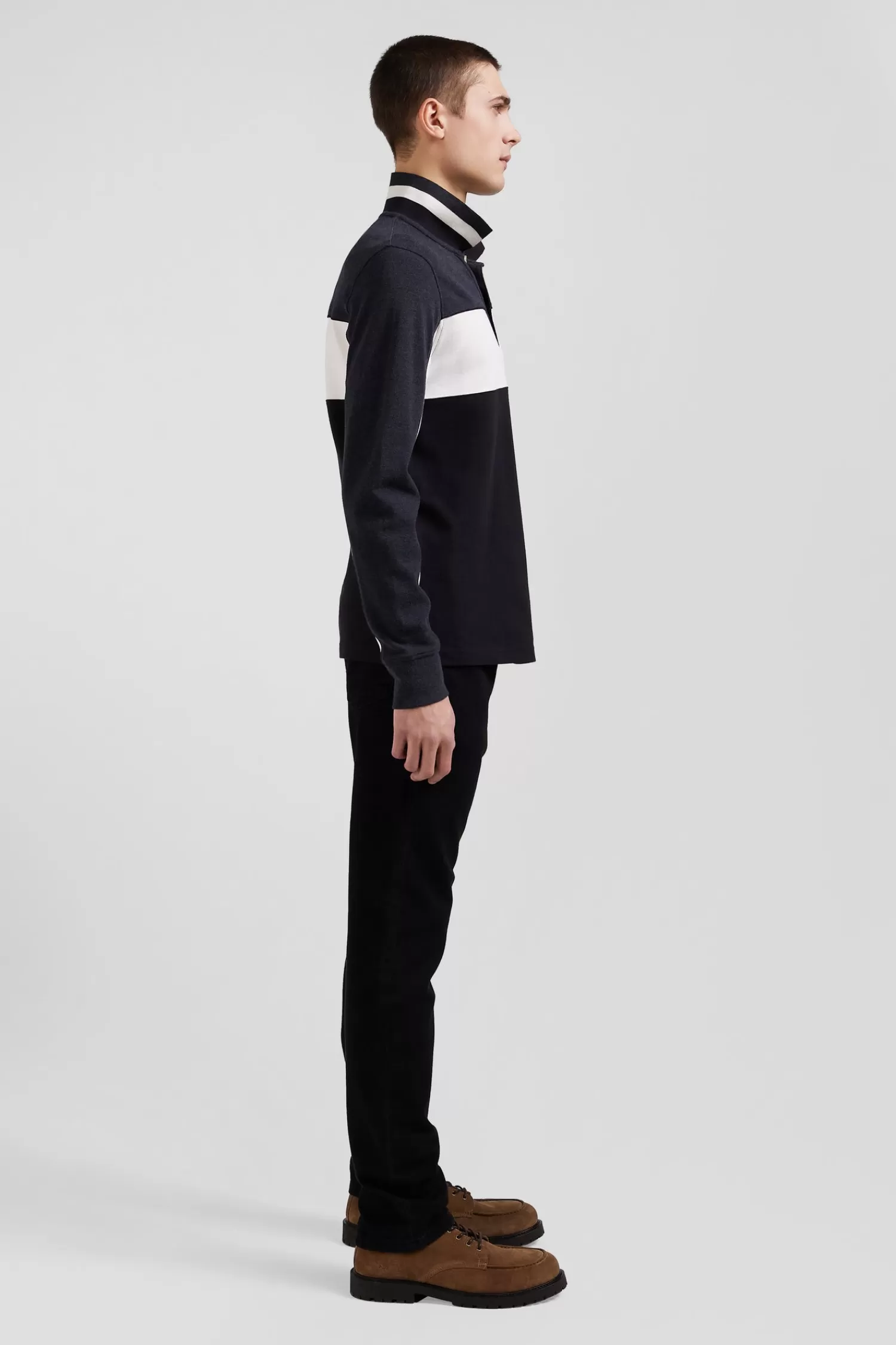 regular_black_tricolor_longsleeved_cotton_piqu_polo_shirt_4.webp Eden Park Regular black tricolor long-sleeved cotton piqué polo shirt< Polos