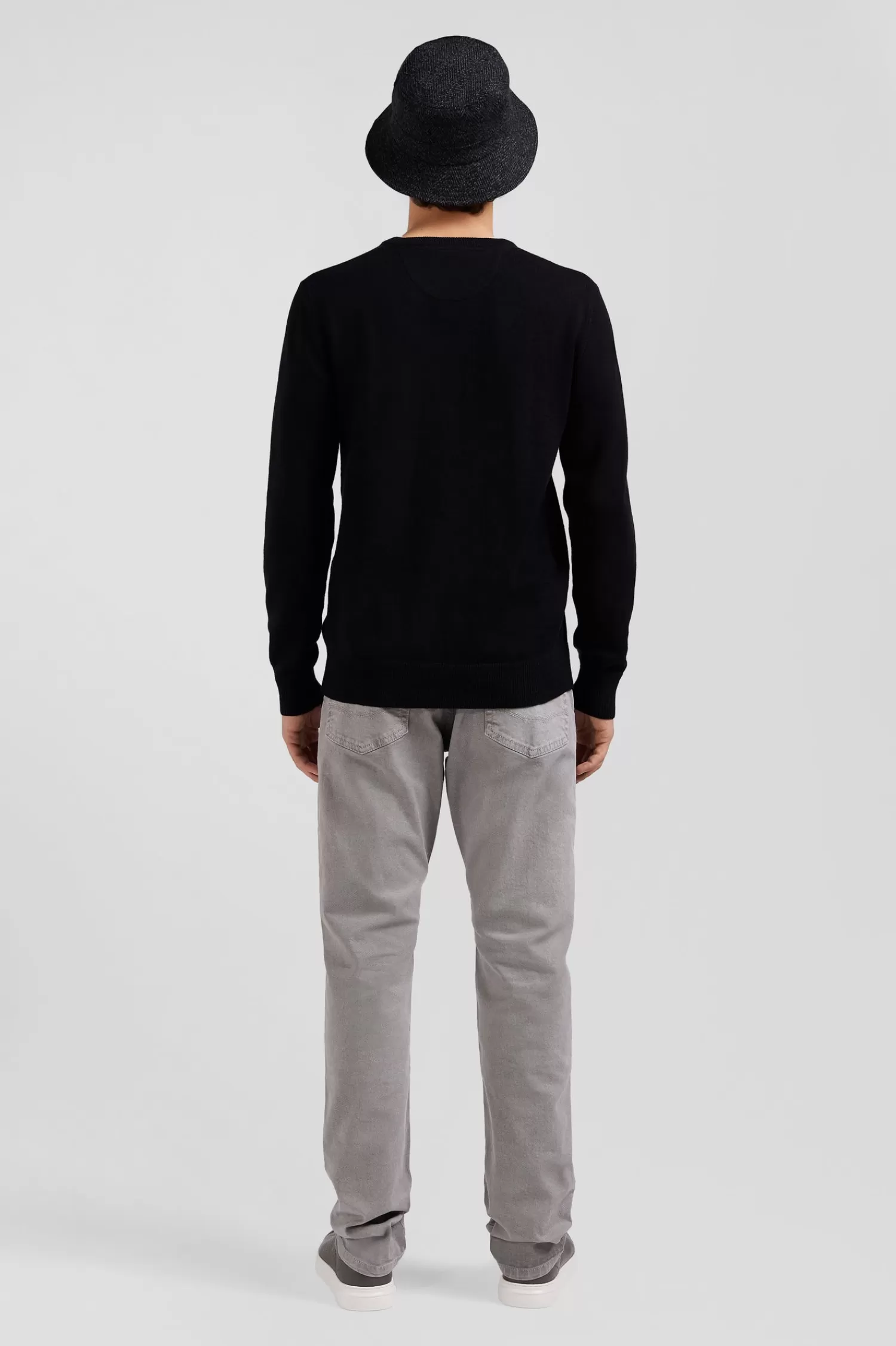 regular_black_wool_and_cotton_crew_neck_jumper_4-1.webp Eden Park Regular black wool and cotton crew neck jumper< Sweaters