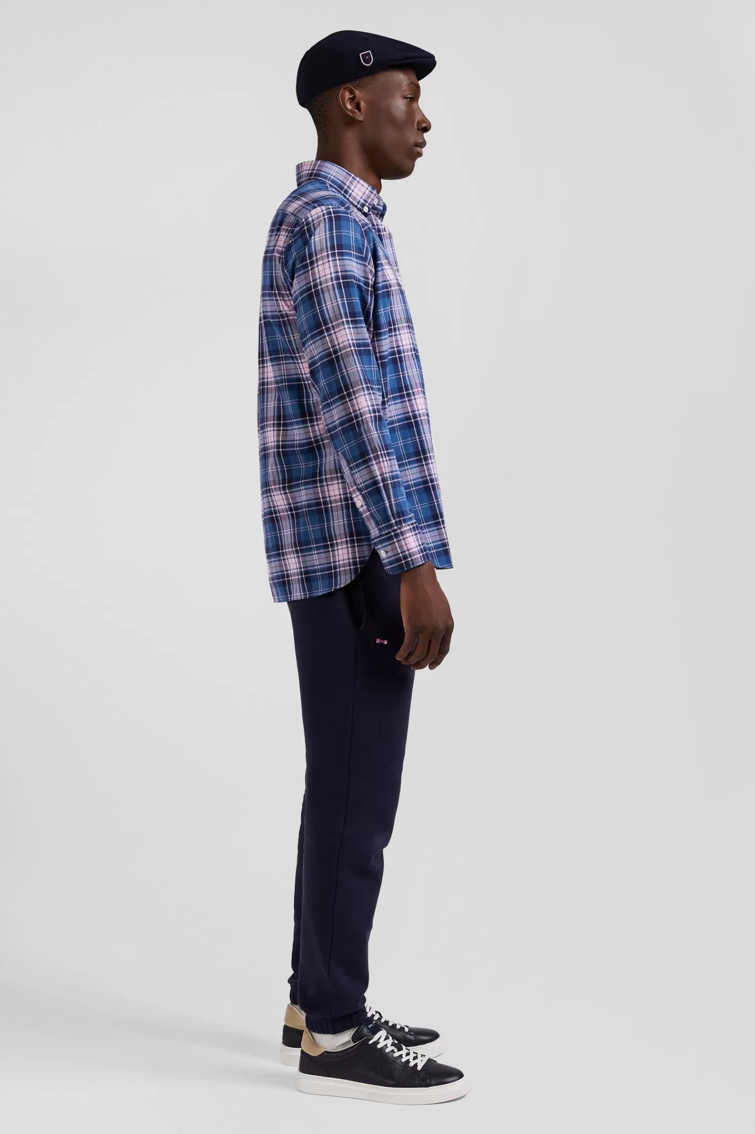 regular_blue_and_pink_checked_cotton_shirt_4.webp Eden Park Regular blue and pink checked cotton shirt< Shirts