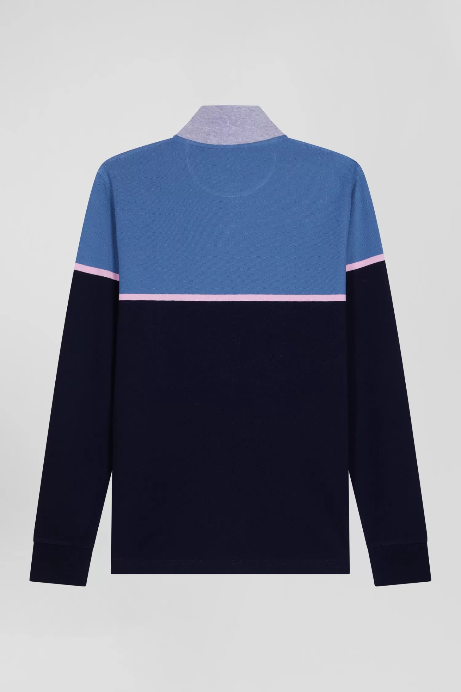regular_blue_bicolor_longsleeved_cotton_piqu_polo_shirt_3.webp Eden Park Regular blue bicolor long-sleeved cotton piqué polo shirt< Polos