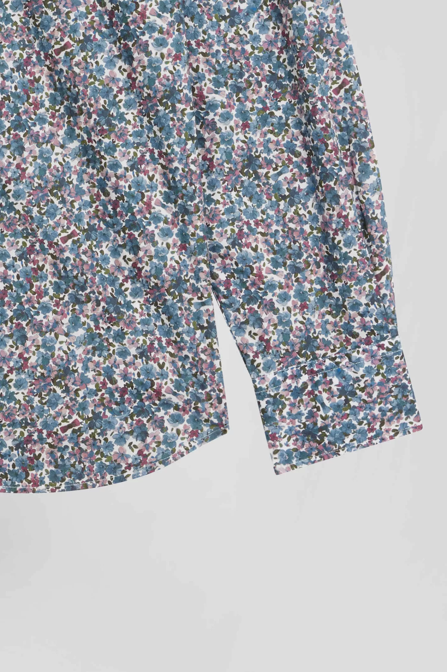 regular_blue_floral_print_cotton_poplin_shirt_7.webp Eden Park Regular blue floral print cotton poplin shirt< Shirts