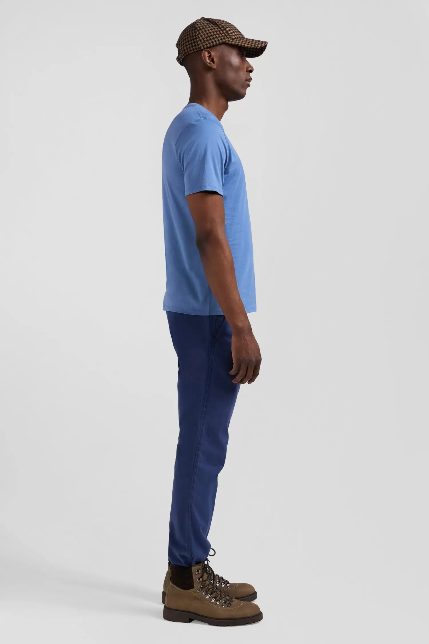 regular_blue_pima_cotton_shortsleeved_tshirt_4.webp Eden Park Regular blue Pima cotton short-sleeved T-shirt< T-shirts