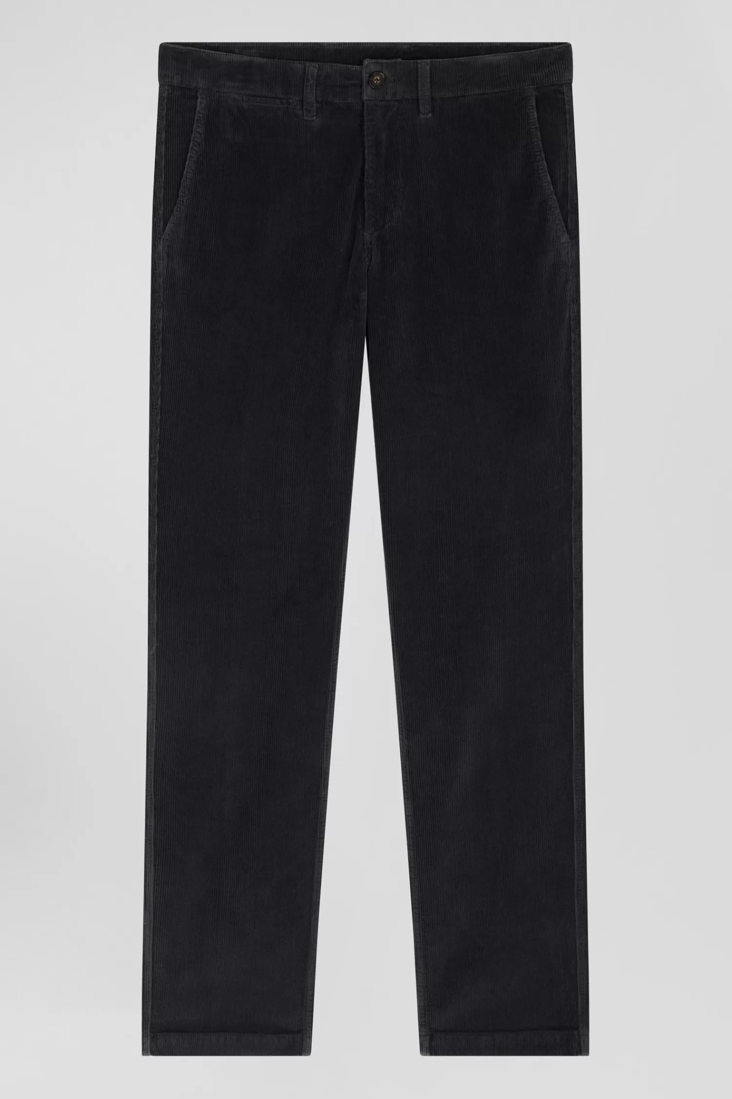 Eden Park Regular brown stretch cotton chino trousers< Pants