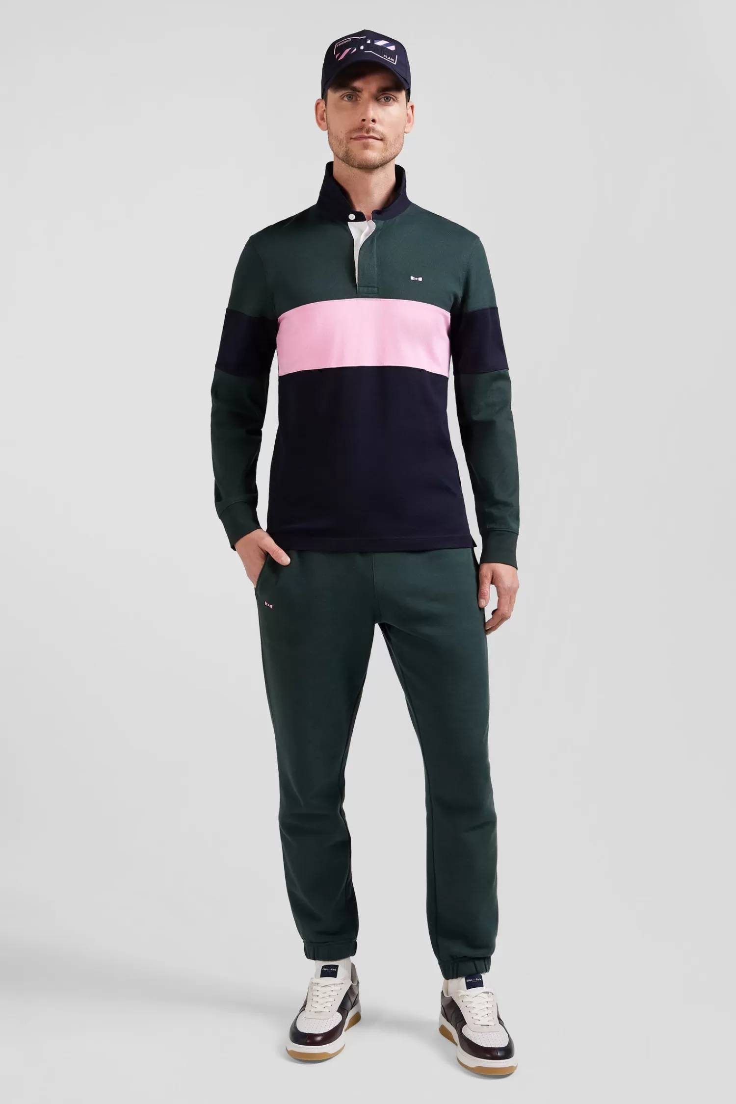 Eden Park Regular camel long-sleeved Pima cotton rugby shirt< Rugby Shirts