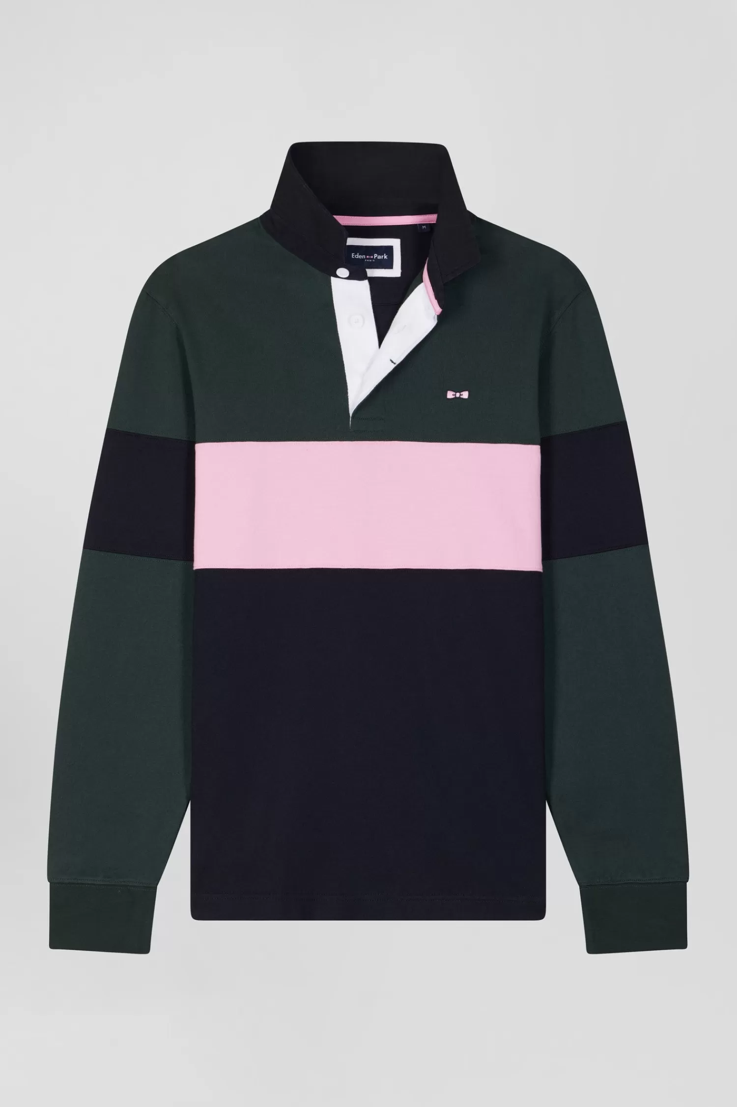 Eden Park Regular camel long-sleeved Pima cotton rugby shirt< Rugby Shirts