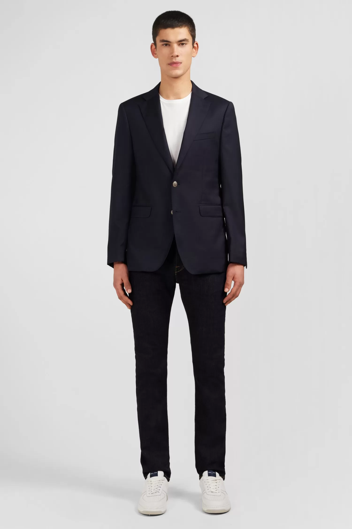 Eden Park Regular dark blue blazer< Jackets And Suits