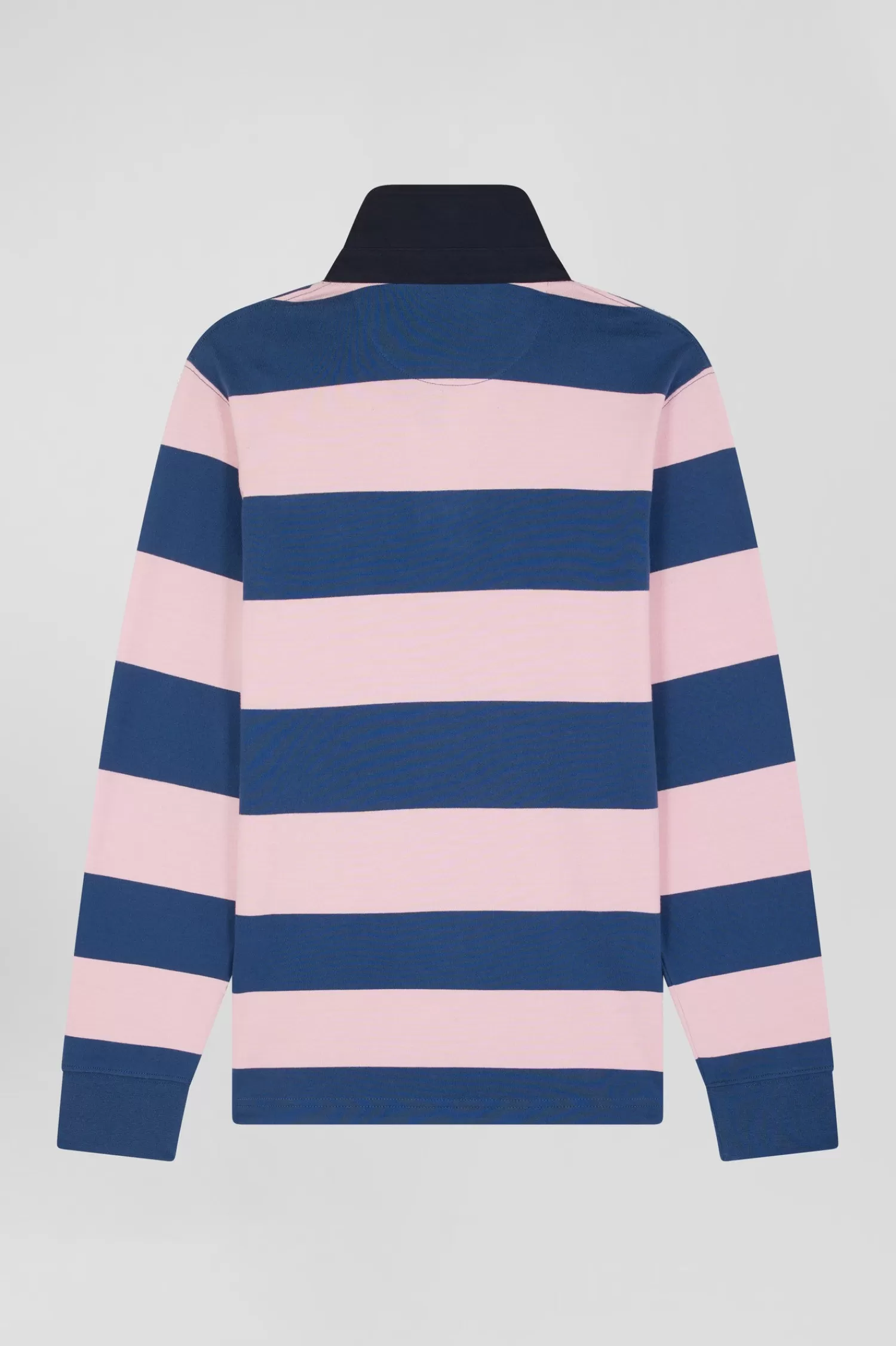 regular_dark_blue_longsleeved_colourblock_cotton_rugby_shirt_with_back_eden_park__embroidery_3.webp Eden Park Regular dark blue long-sleeved colourblock cotton rugby shirt with back 10 embroidery< Rugby Shirts