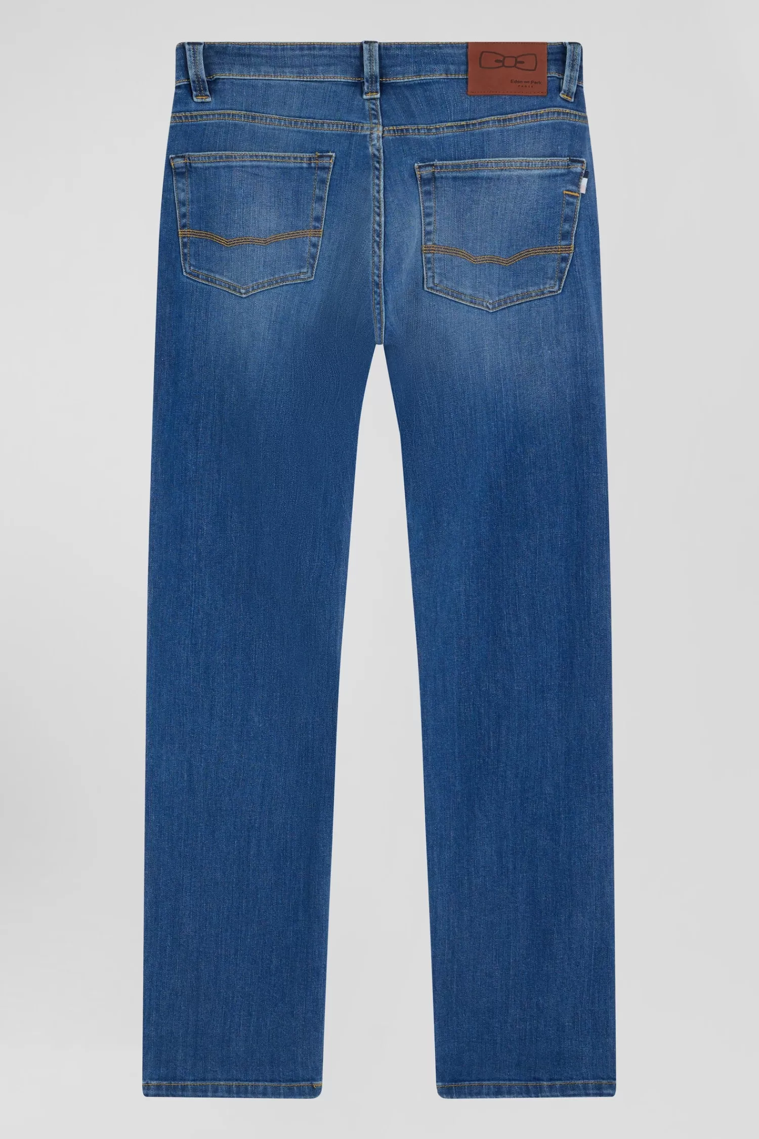 Eden Park Regular double stone-washed raw stretch denim jeans<Women Pants | Pants