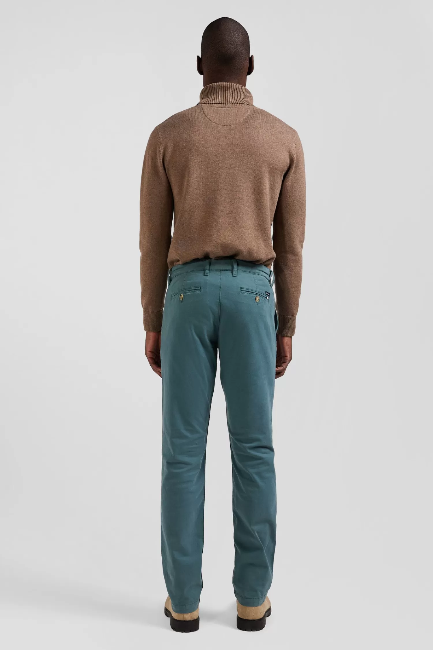 regular_green_chino_trousers_in_stretch_cotton_gabardine_5.webp Eden Park Regular green chino trousers in stretch cotton gabardine< Pants