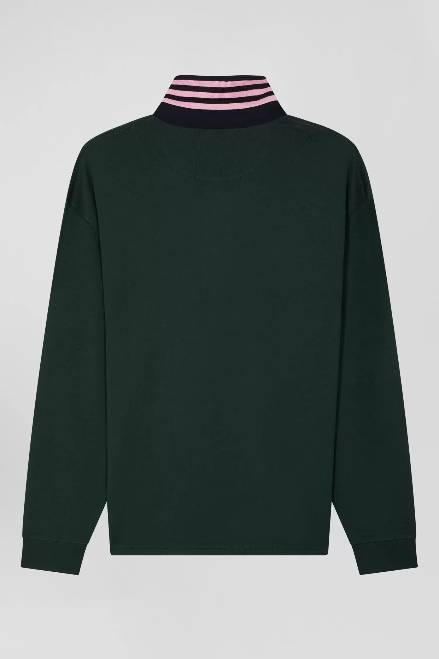 Eden Park Regular green long-sleeved Pima cotton rugby shirt< Rugby Shirts