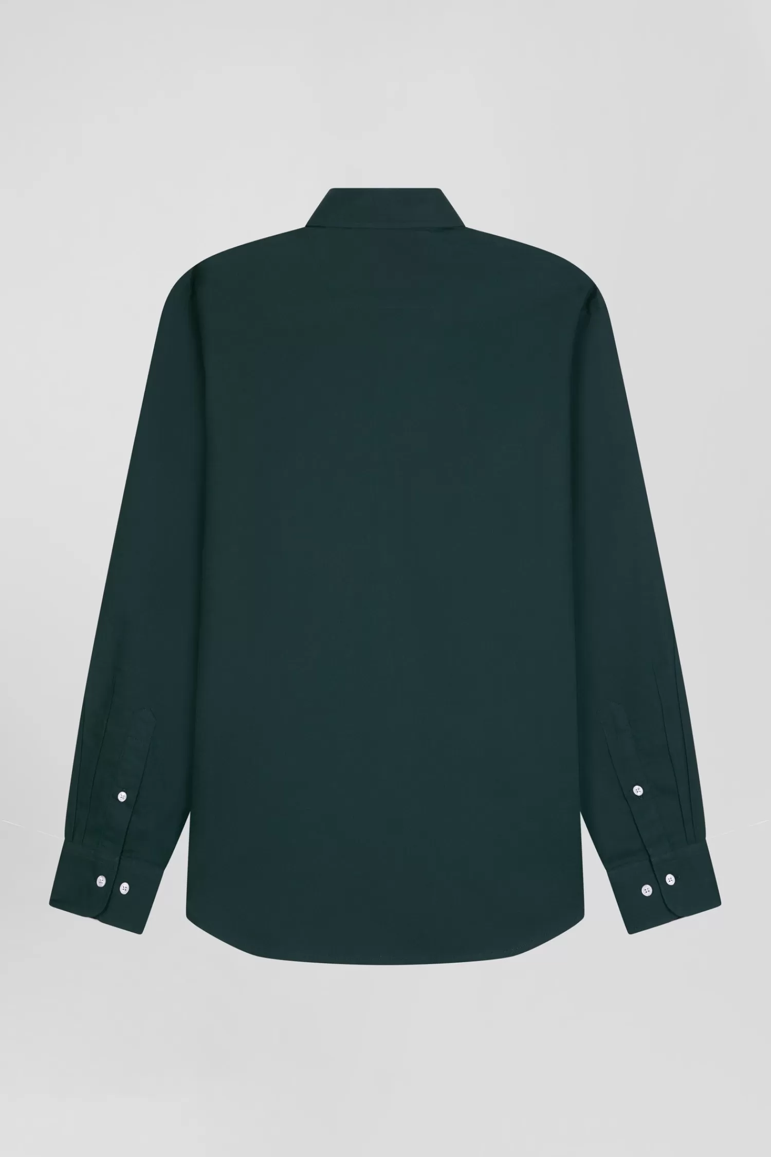 Eden Park Regular green oxford cotton shirt with striped bow tie detail< Shirts