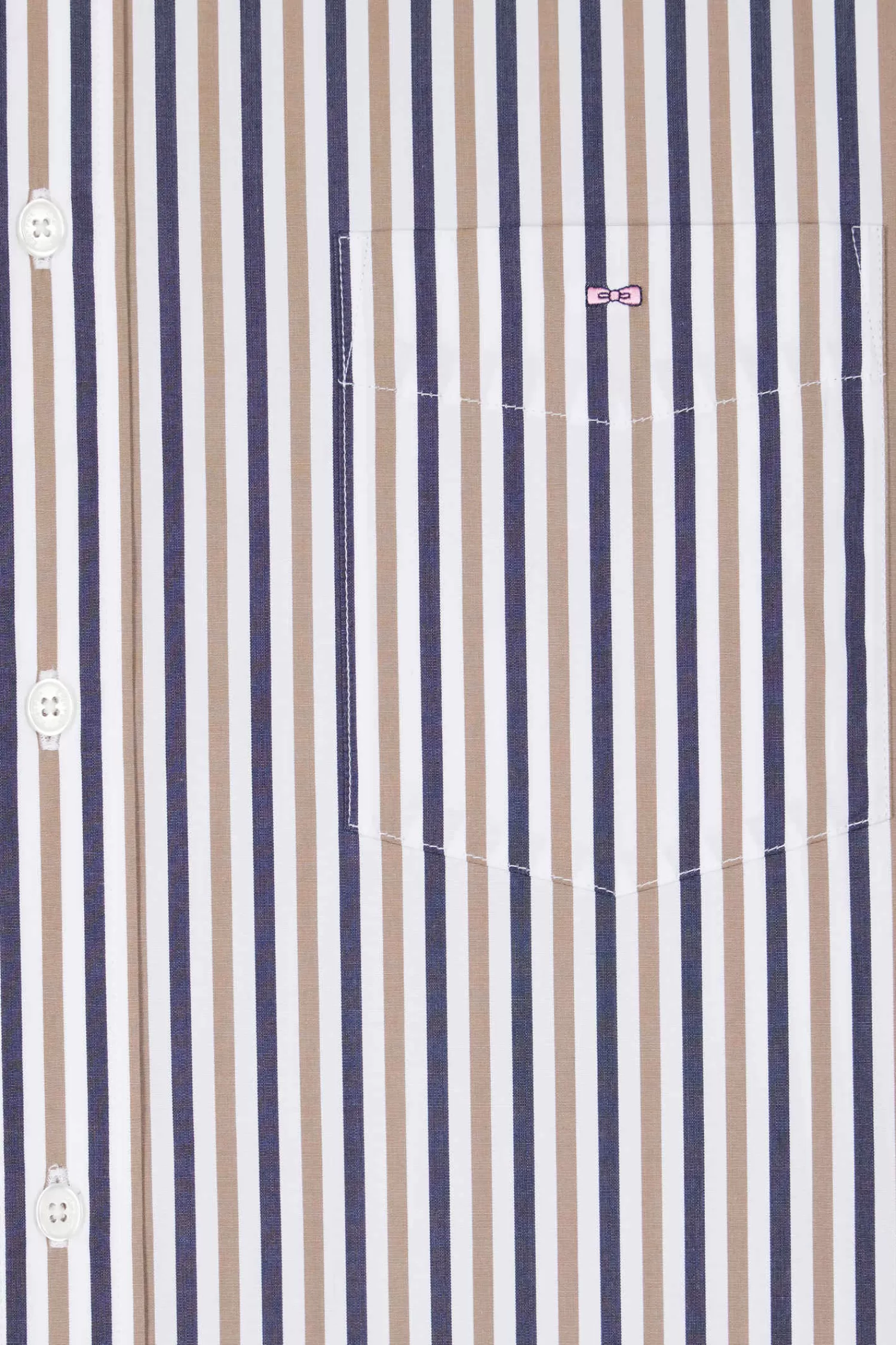 regular_greige_striped_cotton_poplin_shirt_7.webp Eden Park Regular greige striped cotton poplin shirt< Shirts