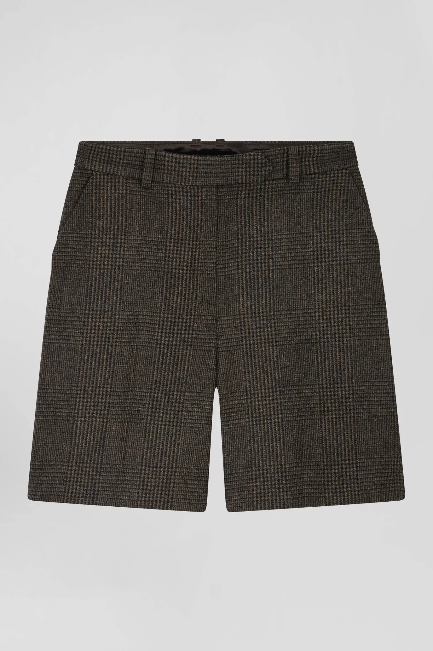 Eden Park Regular grey blended wool shorts<Women Pants