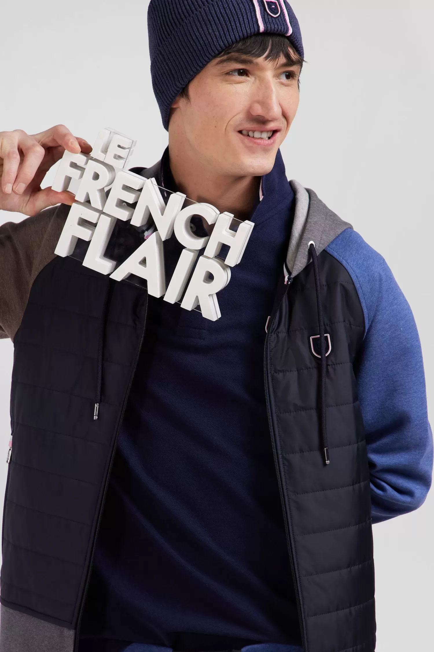 regular_grey_cotton_blend_sweatshirt_with_padded_front_2.webp Eden Park Regular grey cotton blend sweatshirt with padded front< Sweatshirts