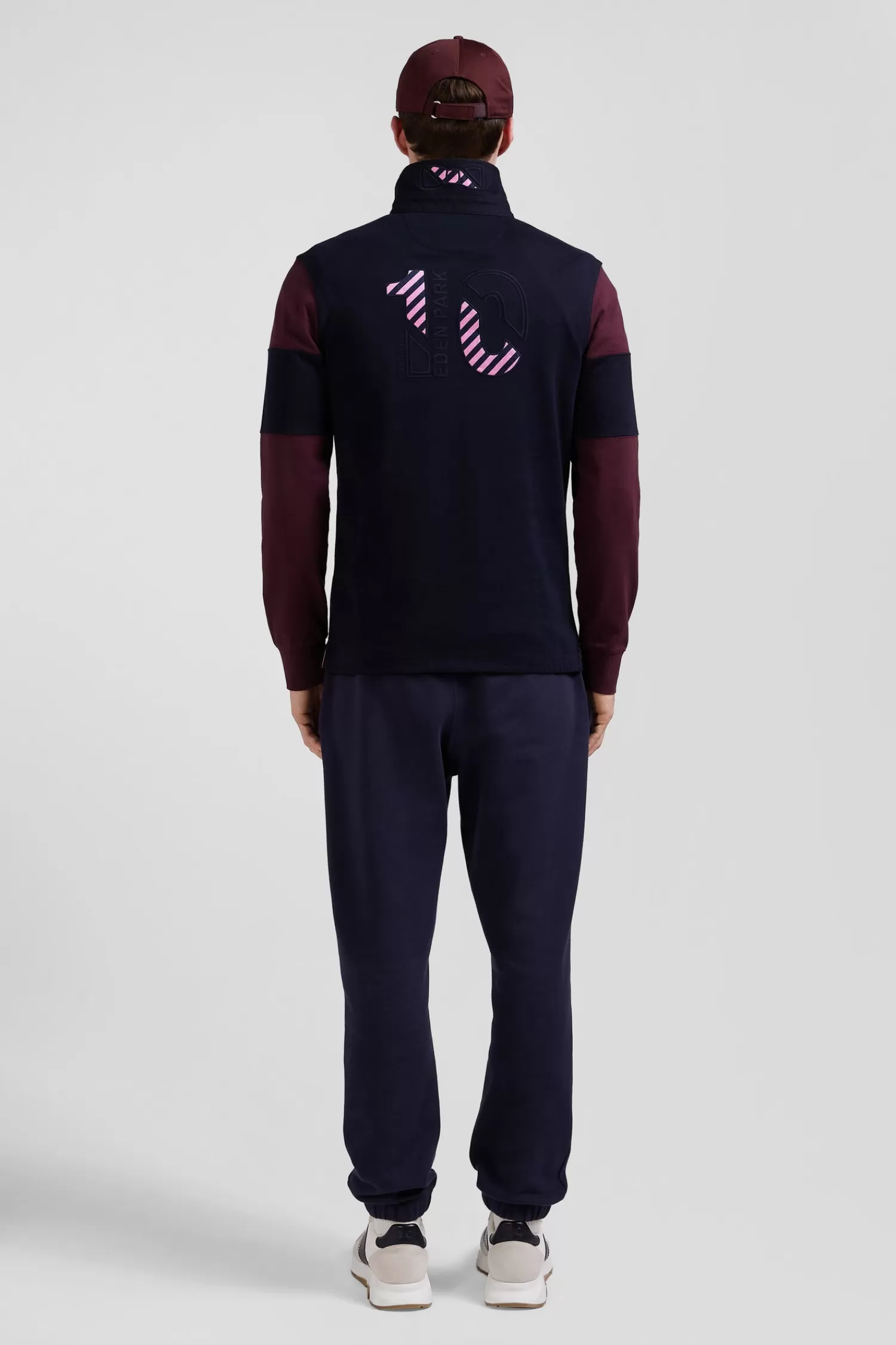 regular_grey_longsleeved_colourblock_cotton_rugby_shirt_with_back_embroidery_5.webp Eden Park Regular grey long-sleeved colourblock cotton rugby shirt with back embroidery< Rugby Shirts