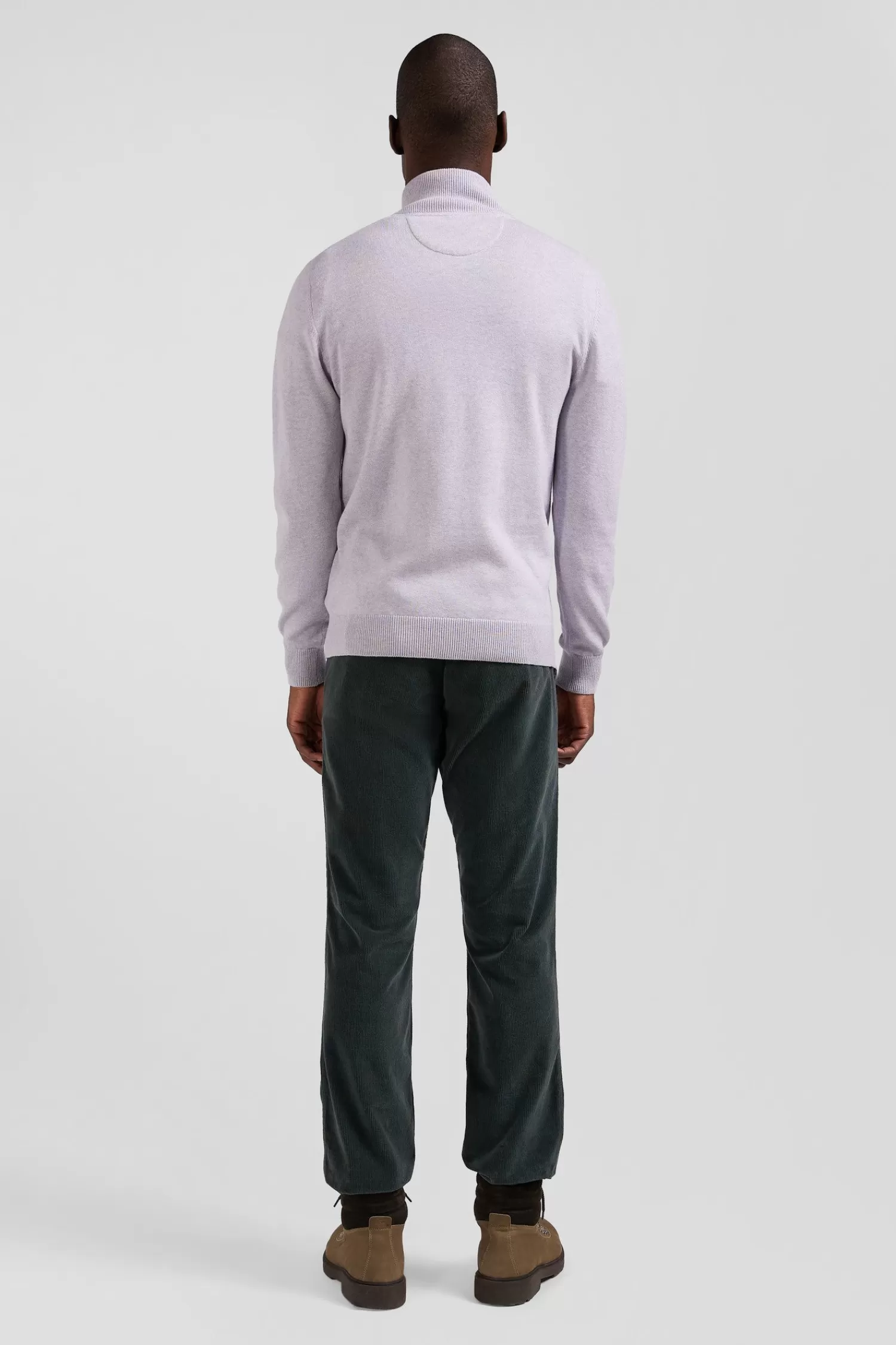 regular_grey_semizipped_wool_and_cotton_jumper_5.webp Eden Park Regular grey semi-zipped wool and cotton jumper< Sweaters