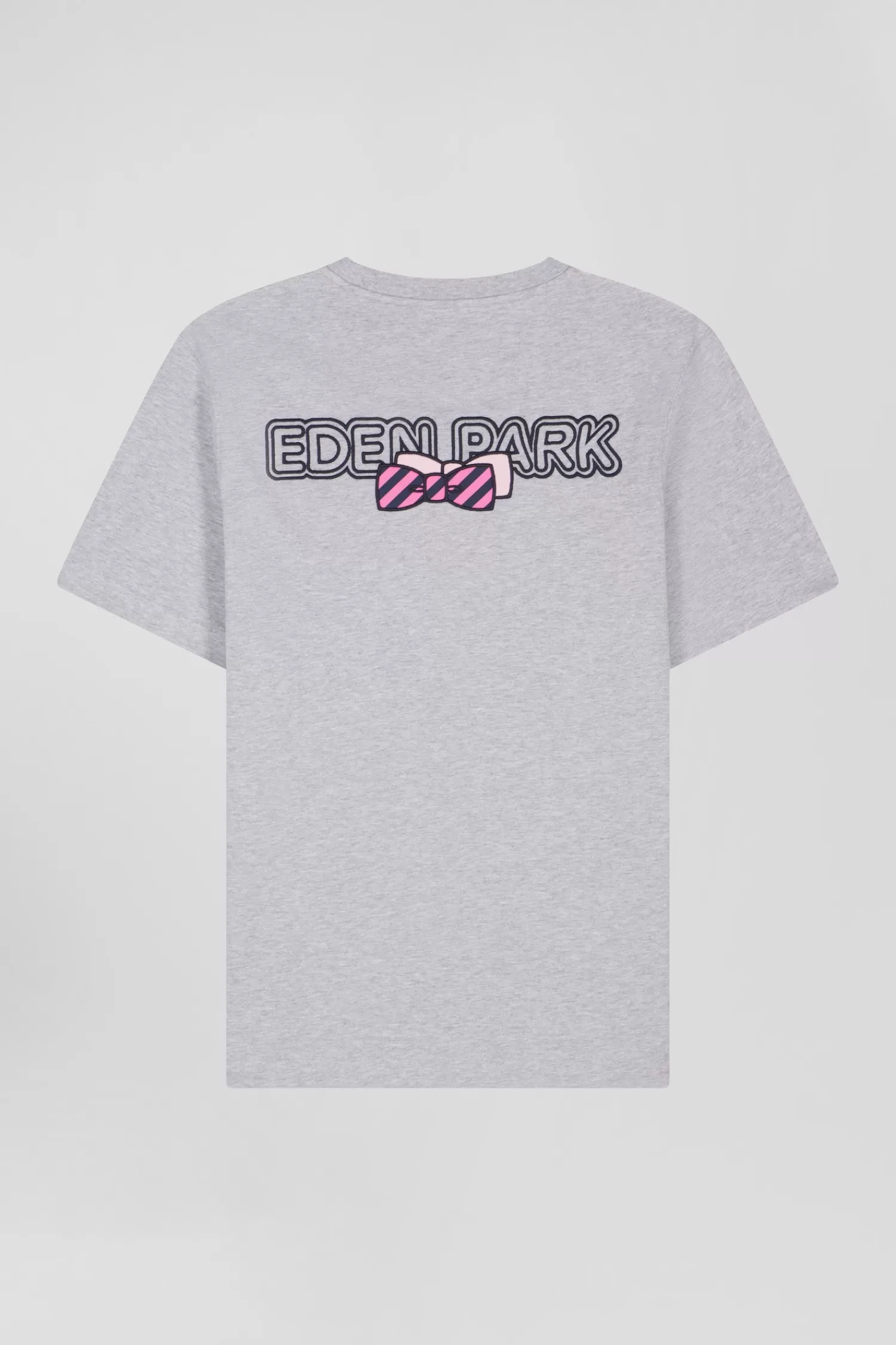 regular_grey_shortsleeved_cotton_tshirt_with_back_embroidery_3.webp Eden Park Regular grey short-sleeved cotton T-shirt with back embroidery< T-shirts