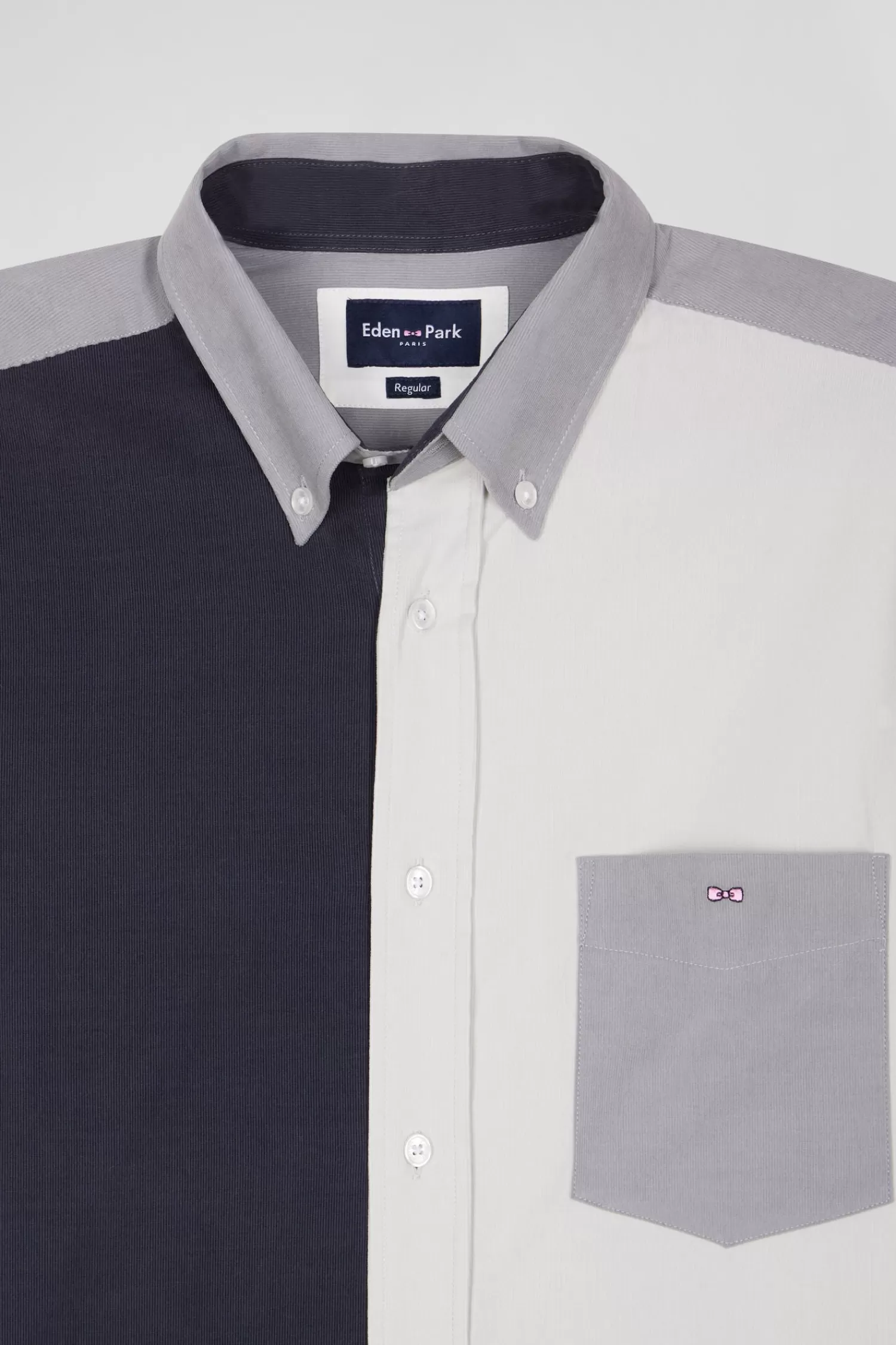 regular_grey_tricolour_cotton_shirt_6.webp Eden Park Regular grey tricolour cotton shirt< Shirts
