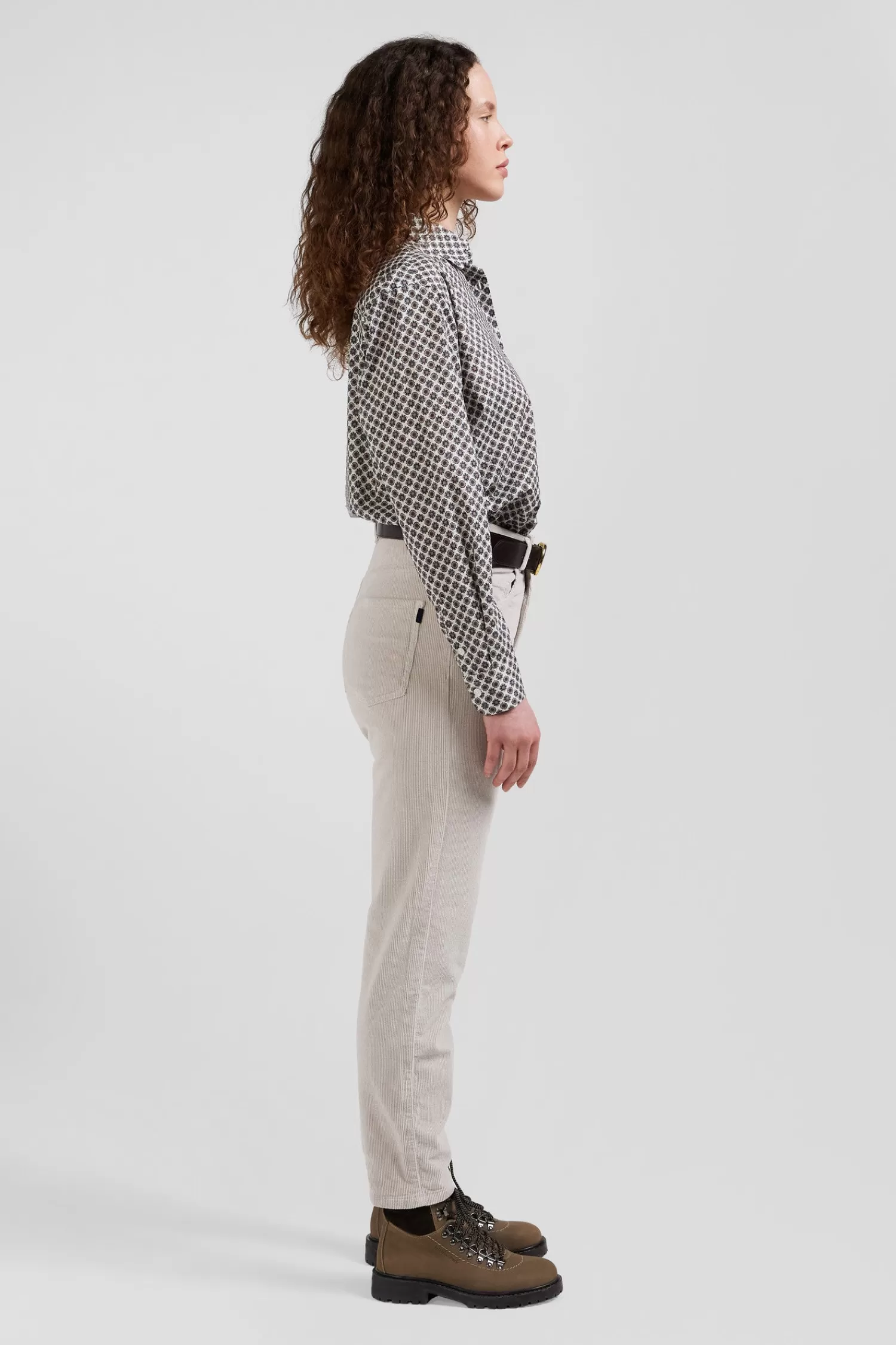 regular_ivory_graphic_microprint_cotton_shirt_4.webp Eden Park Regular ivory graphic microprint cotton shirt<Women Shirts | Shirts