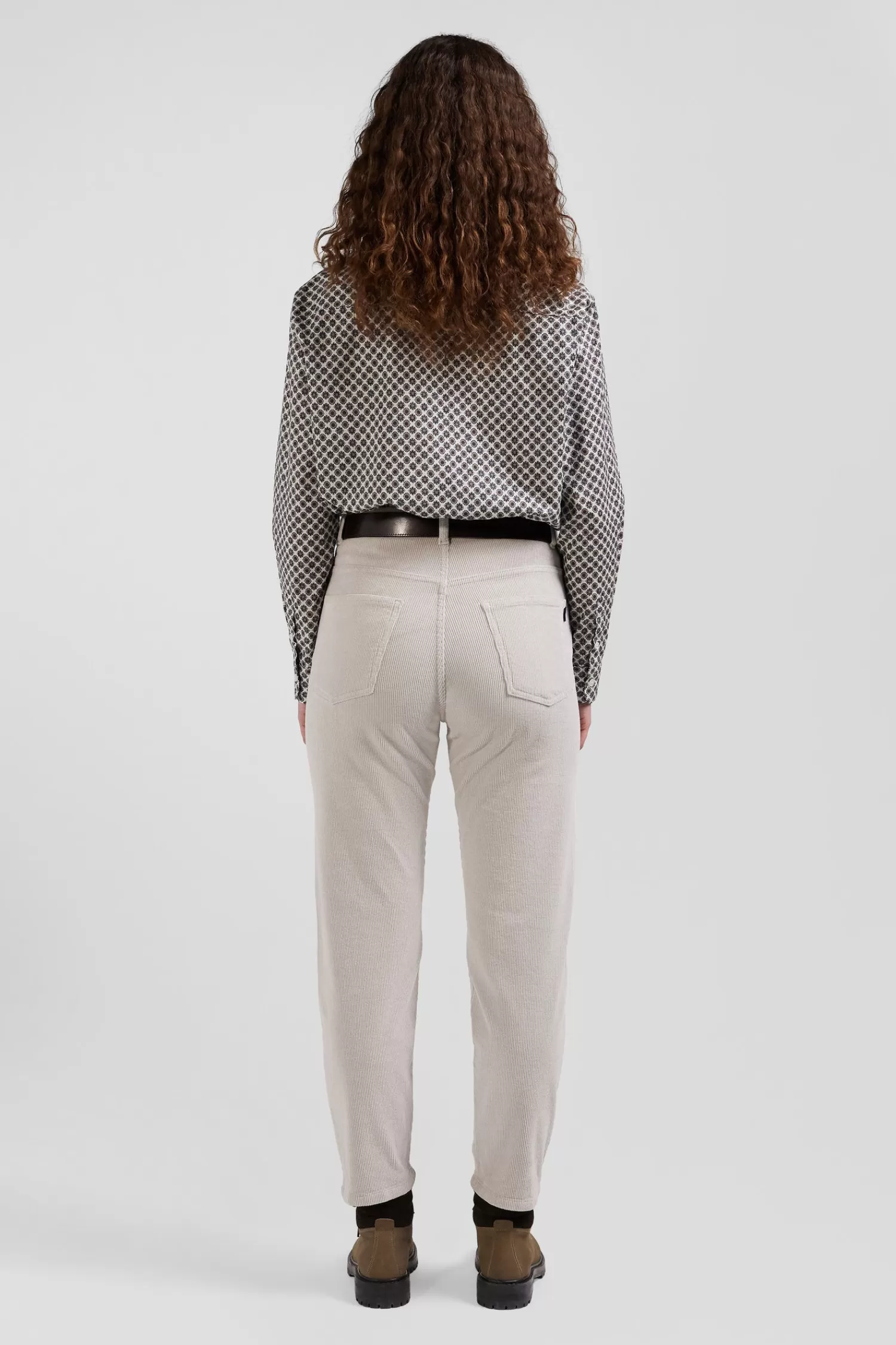 regular_ivory_graphic_microprint_cotton_shirt_5.webp Eden Park Regular ivory graphic microprint cotton shirt<Women Shirts | Shirts