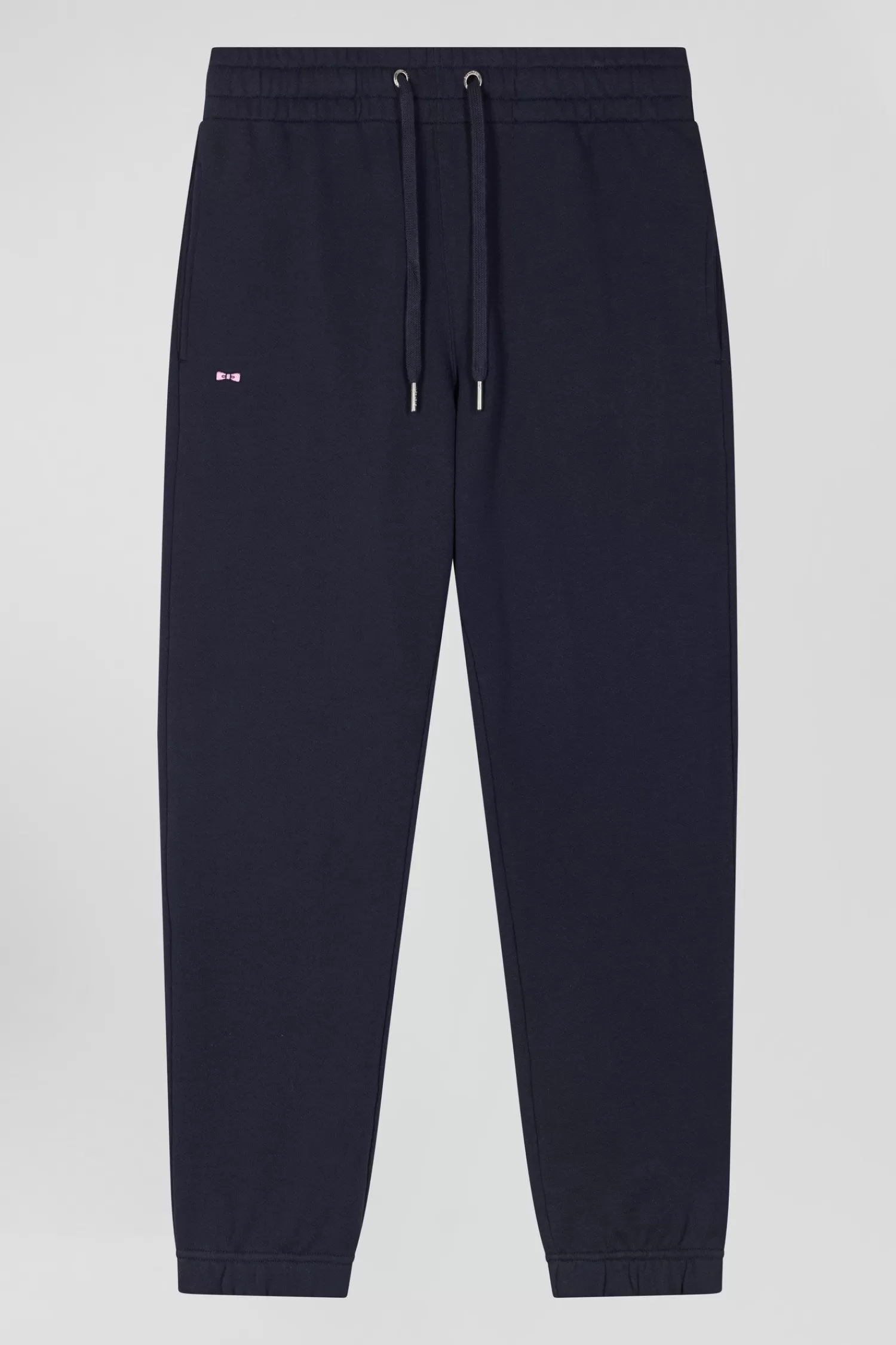 Eden Park Regular navy blue brushed fleece jogging bottoms< Pants