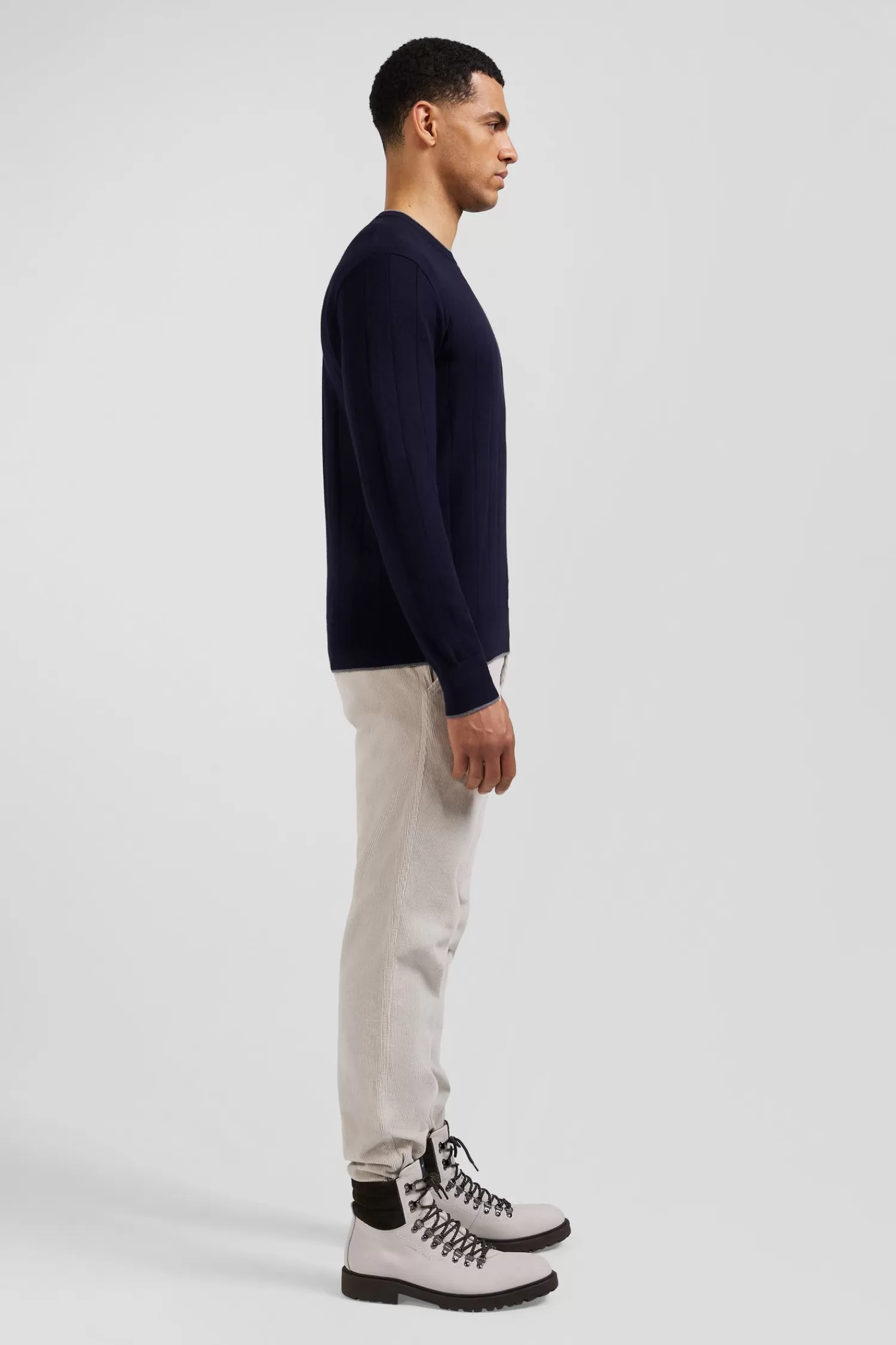 regular_navy_blue_cotton_and_cashmere_crew_neck_jumper_4.webp Eden Park Regular navy blue cotton and cashmere crew neck jumper< Sweaters