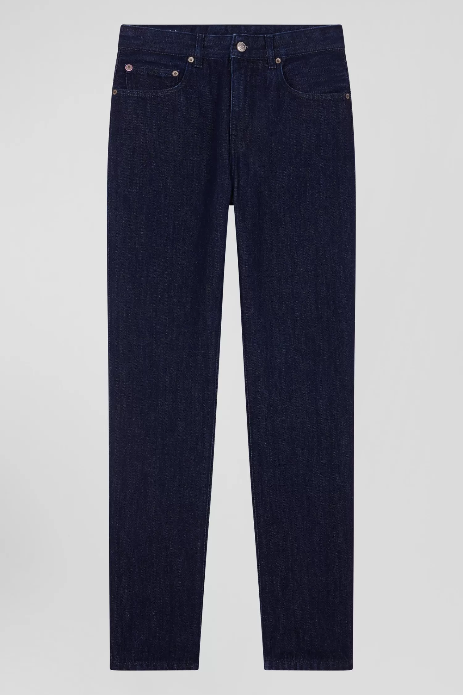 Eden Park Regular navy blue cotton 5-pocket jeans<Women Pants