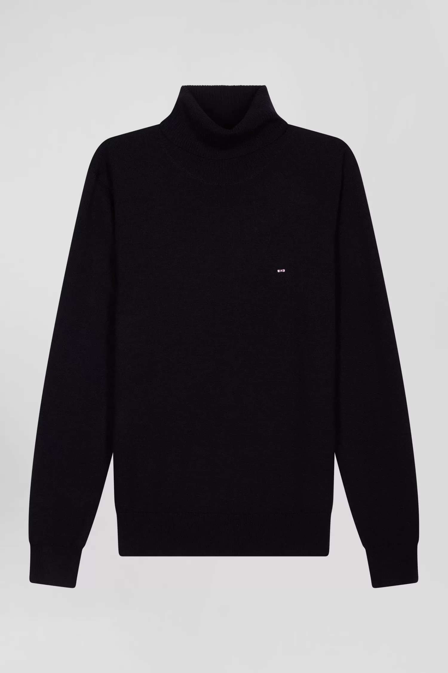 Eden Park Regular navy blue merino wool turtleneck jumper< Sweaters