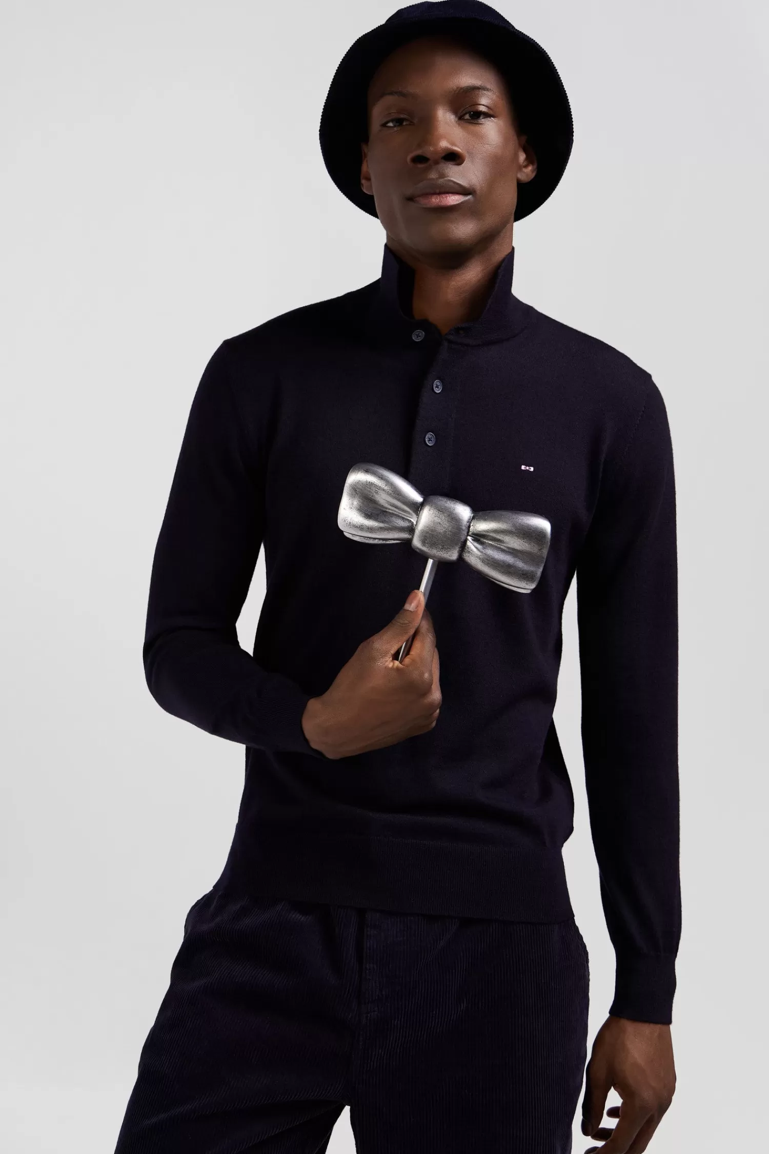 regular_navy_blue_wool_jersey_jumper_with_rugby_shirt_collar_2.webp Eden Park Regular navy blue wool jersey jumper with rugby shirt collar< Sweaters